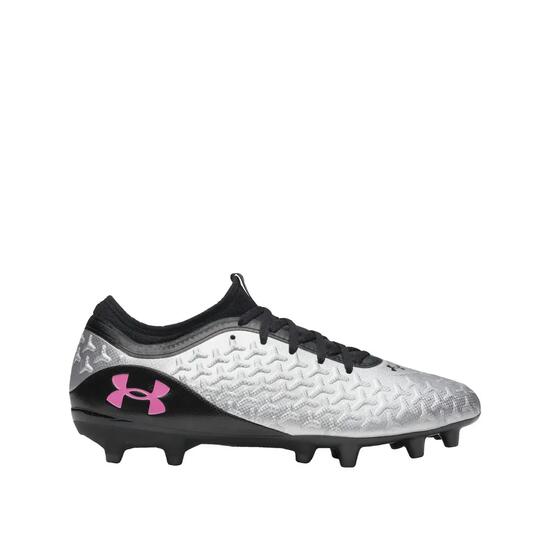 Chaussures de football Under Armour Magnetico Select 6 FG Argent