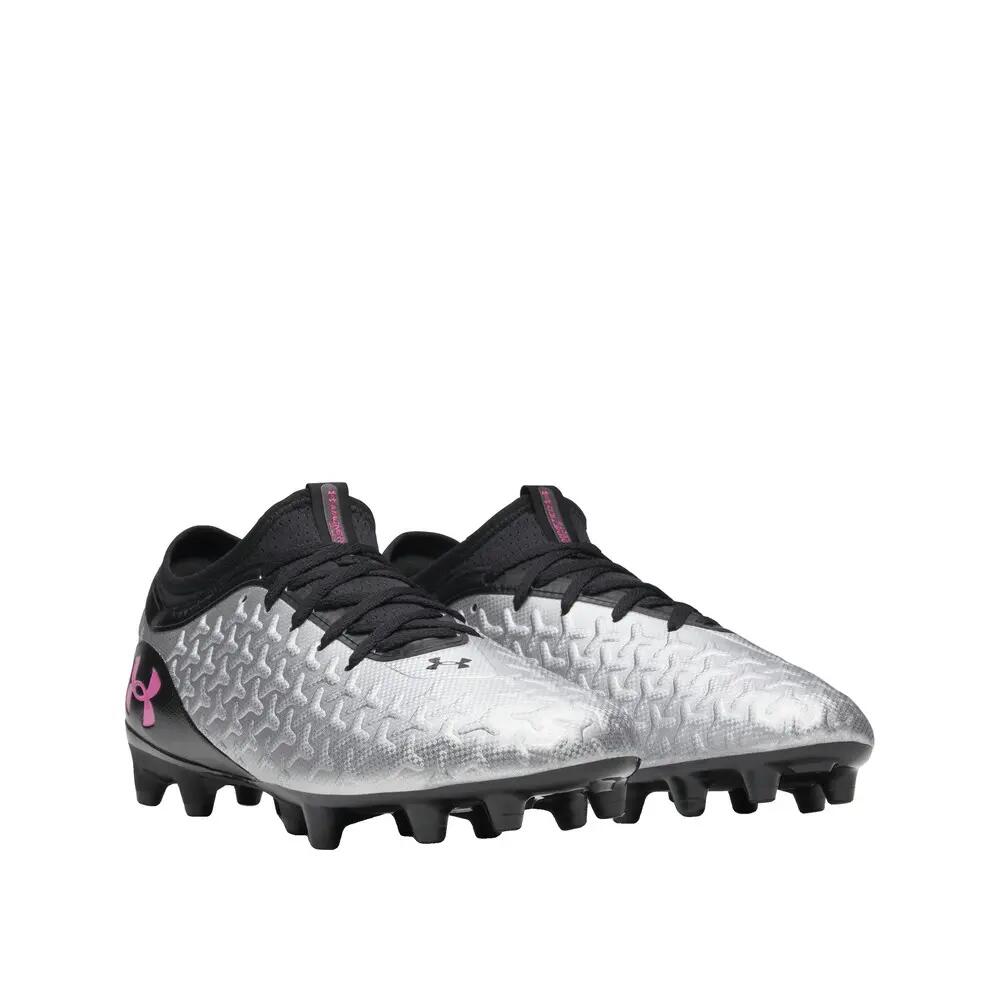 Botas de fútbol Under Armour Magnetico Select 6 FG Plata 3/5