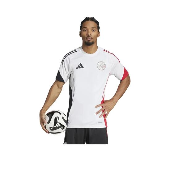 T-shirt de formation adidas Ajax Amsterdam Tiro 25/26 100% Polyester Wit