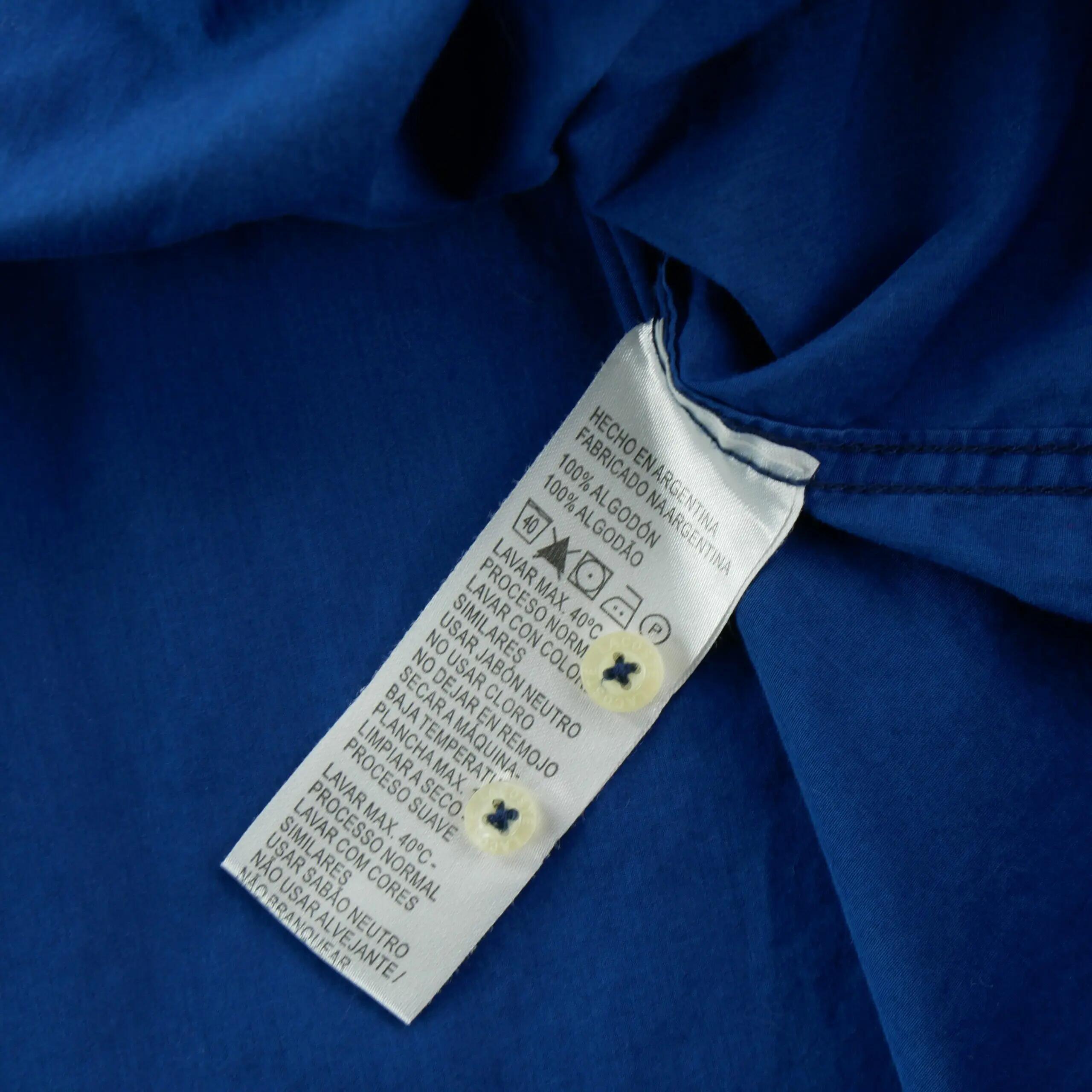 Pánská volnočasová košile Slim Fit modrá 6/7