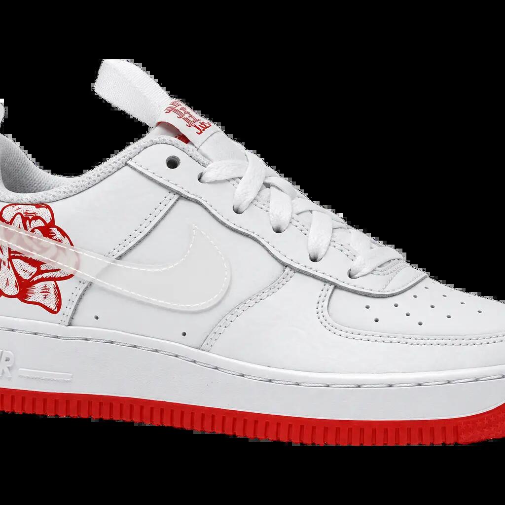 Kinder - Sneaker - Nike Air Force 1 Low GS - Weiß, University Red