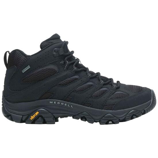 Bottes Merrell modèle Moab 3 Synthetic Mid GORE-TEX "Triple Black" pour homme
