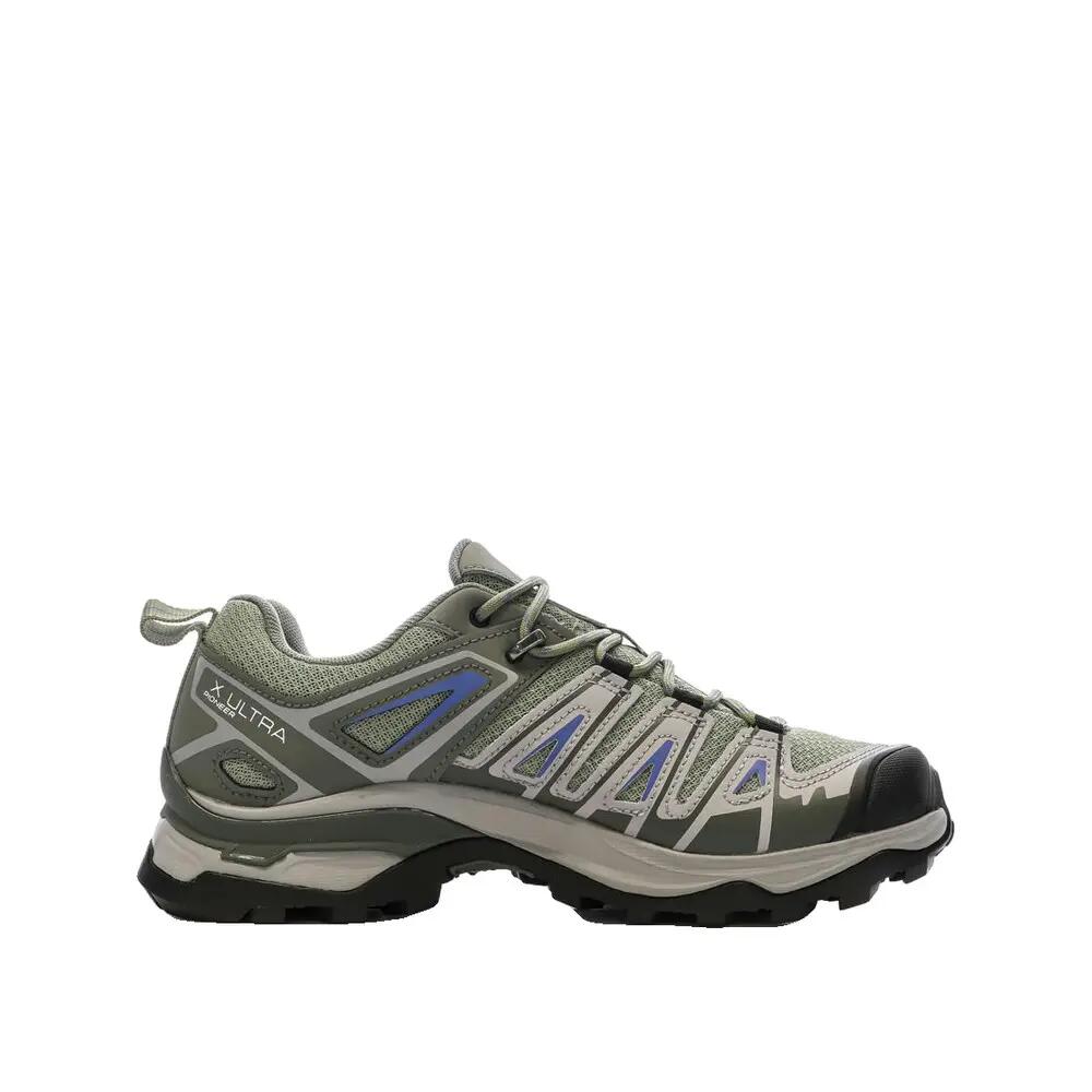 Calçado de caminhada Salomon X Ultra Pioneer Aero Cinza/Verde 3/8