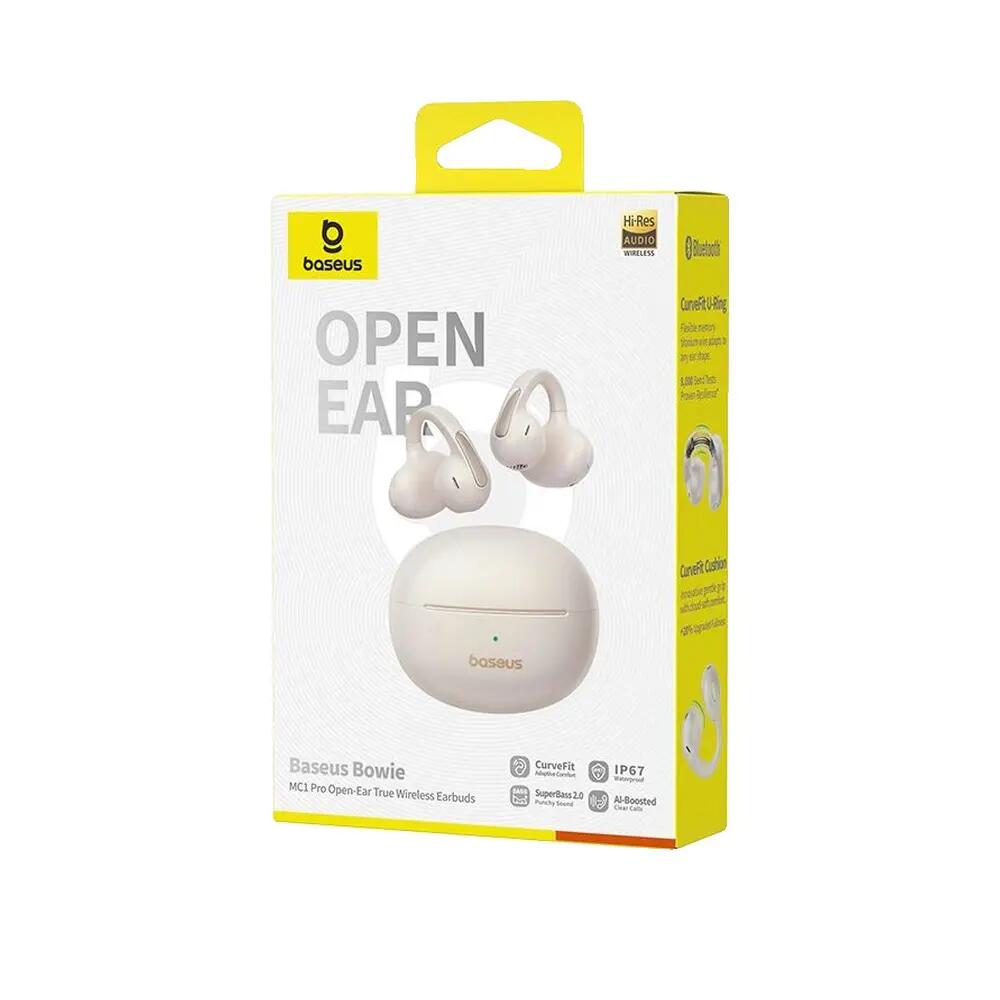 Baseus Bowie MC1 Pro White Open-Back Headphones 2/7