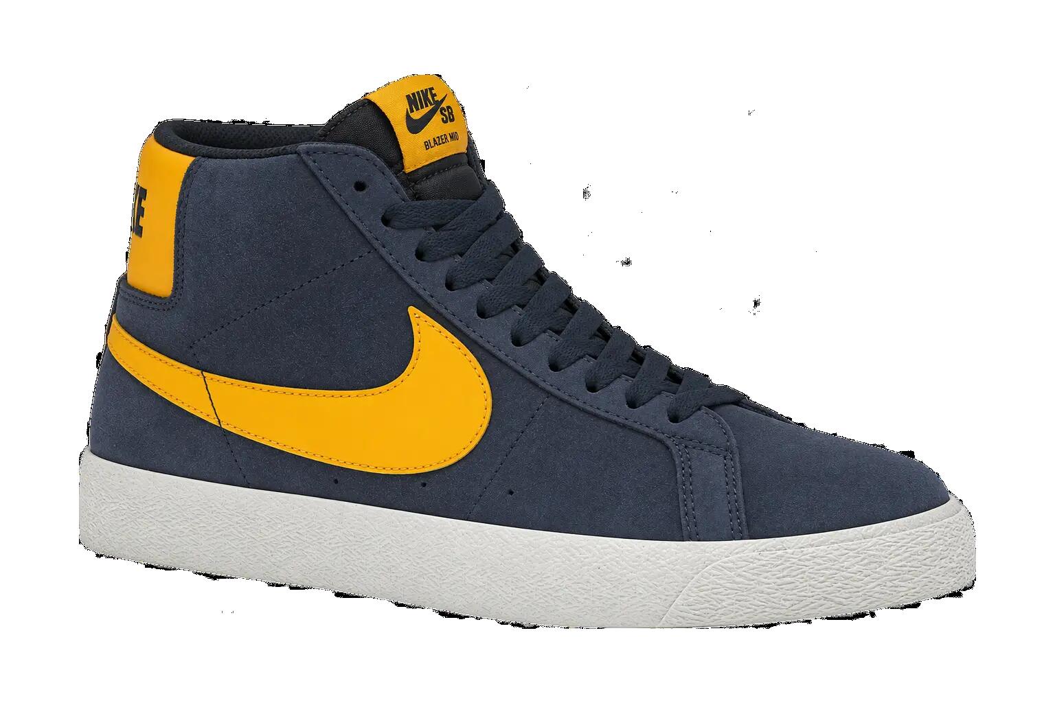 Nike pánske skate tenisky Blazer Mid - biele, zlaté 1/1