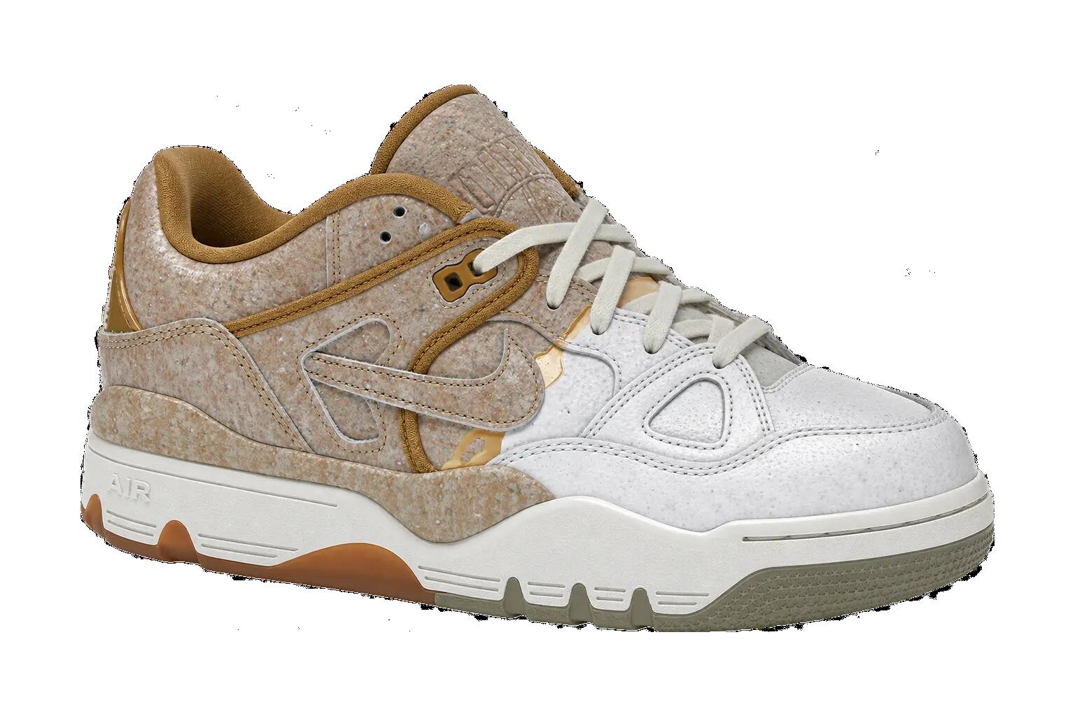 Pánske tenisky - nízky strih, s textúrou - Air Force 3 Low SP - Bamboo 1/1