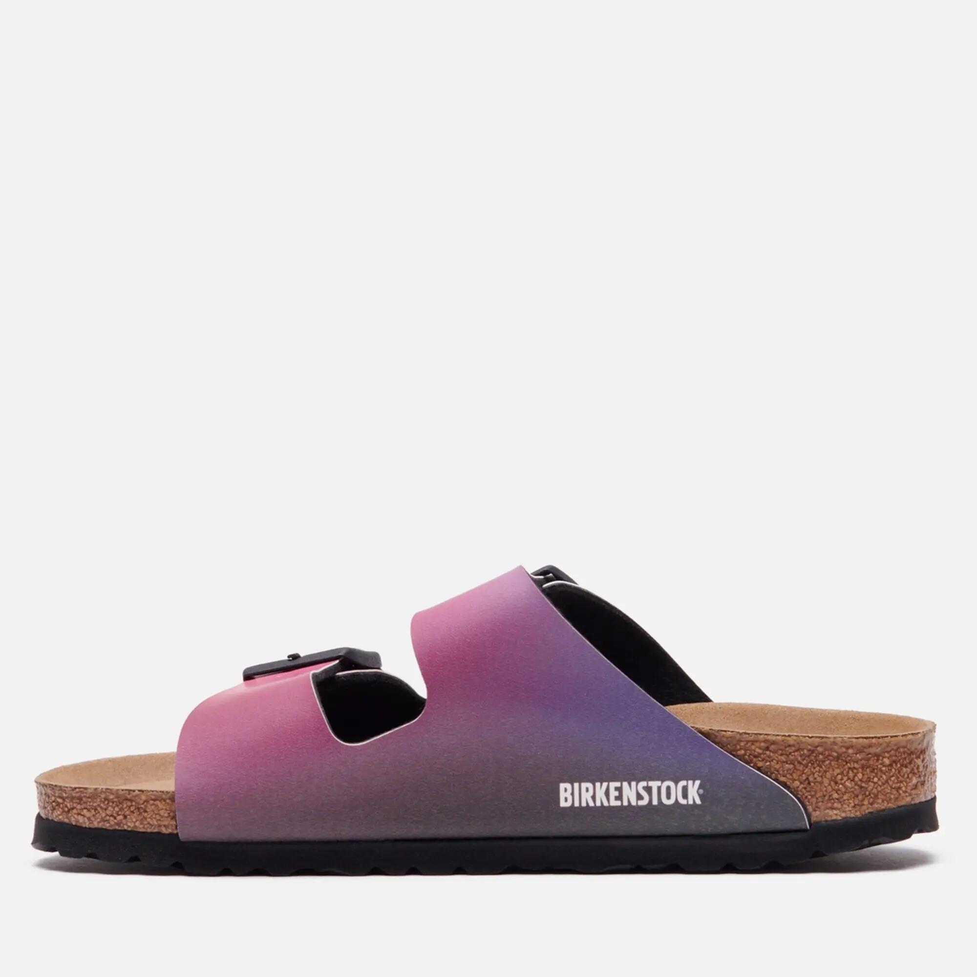 Pantoletten Birkenstock Arizona Ombre Veg, Birko Flor Dame 3/5