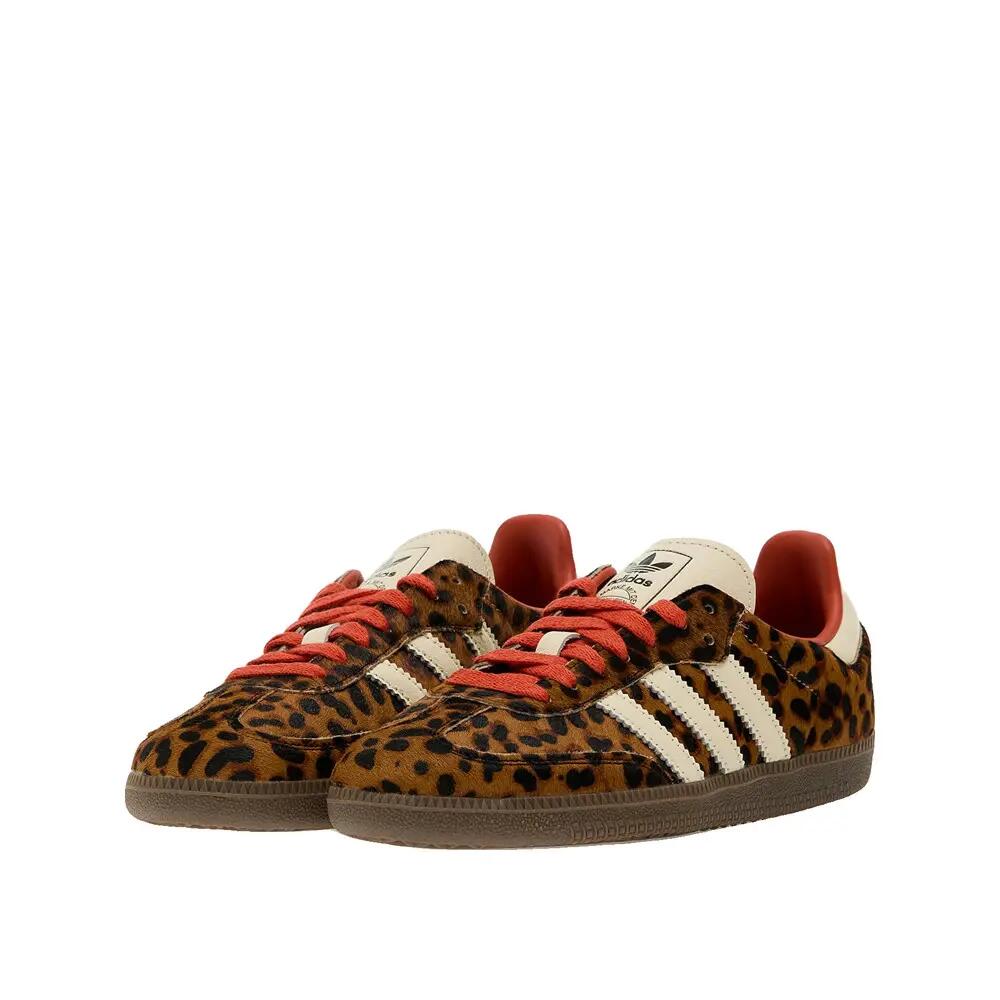 Sapatos adidas Samba OG Preloved Vermelho Leopardo 6/7