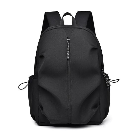 Sac à dos léger pour étudiant et ordinateur 44x30x16 cm - Noir