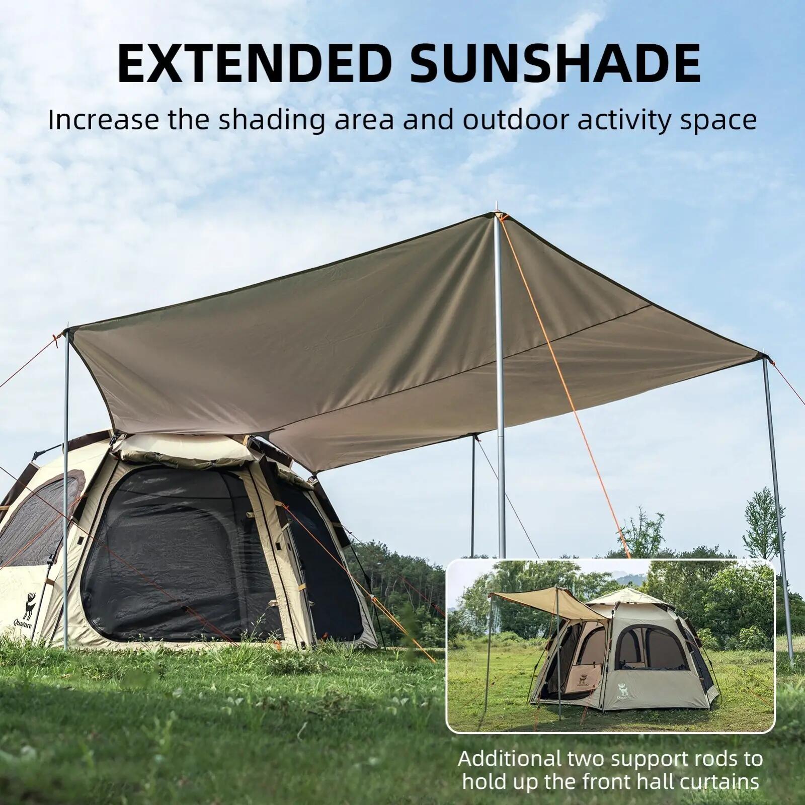Tente de camping Qunature 2 personnes pop-up dôme étanche 11/11