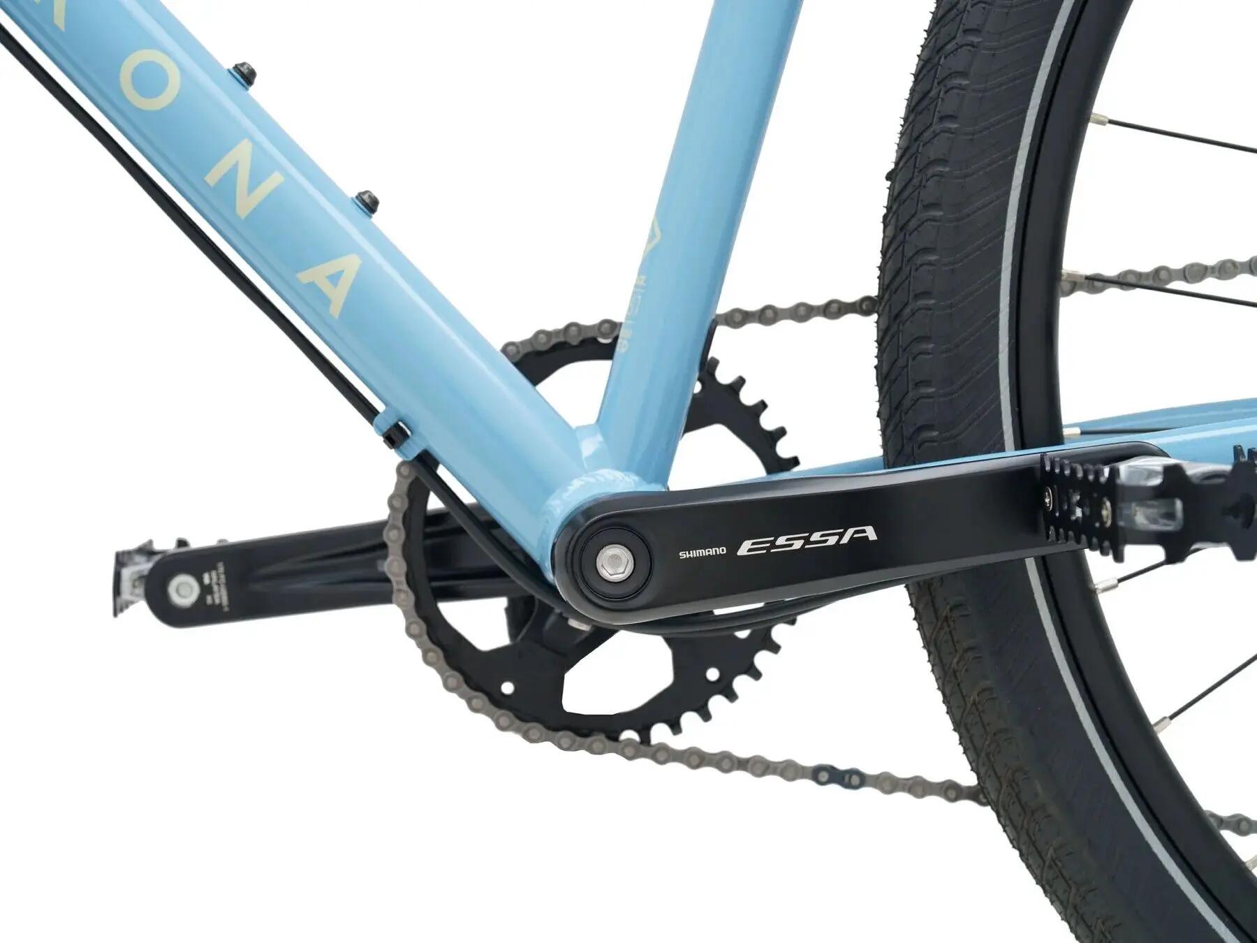 Bicicletta da città Kona Dew Shimano Acera 8V 29'' blu 3/5