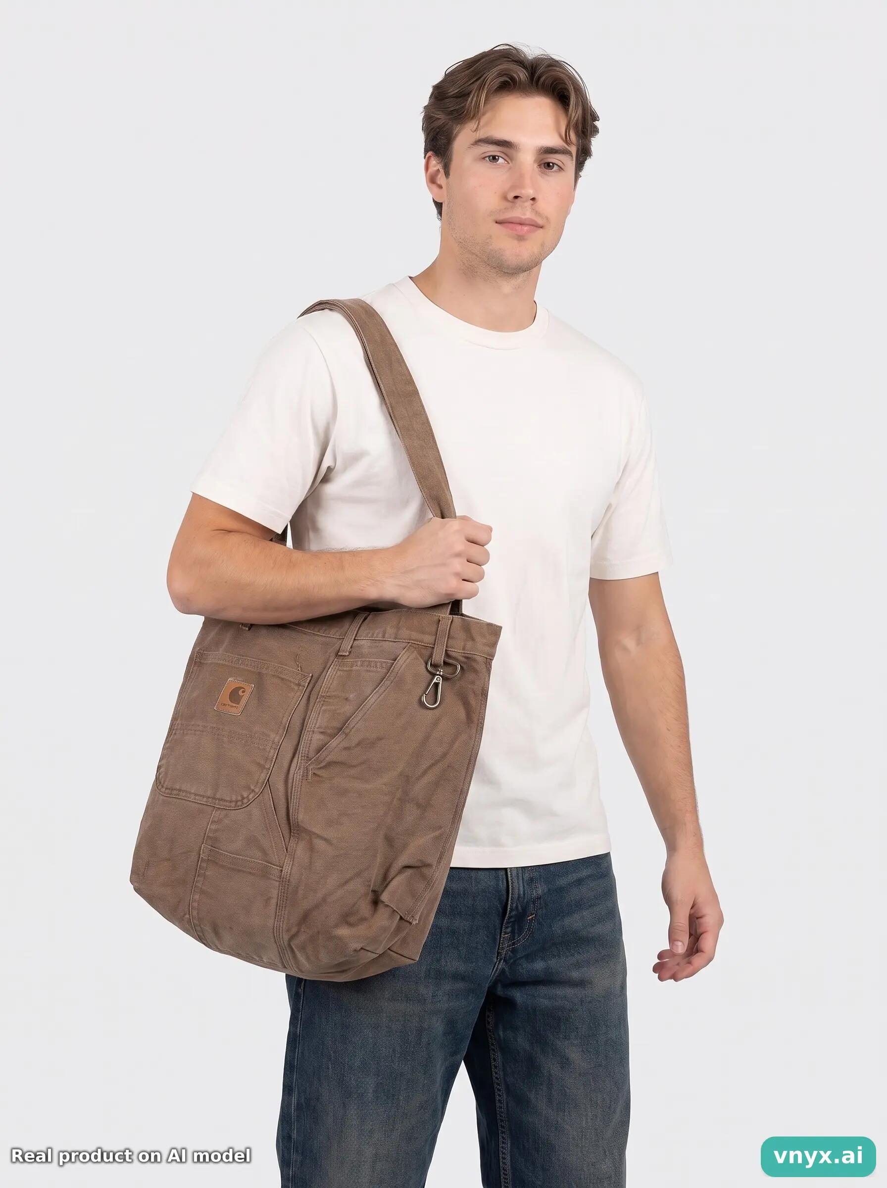 Second Life - Vintage Carhartt Rich Brown Bag Men One Size 2/3