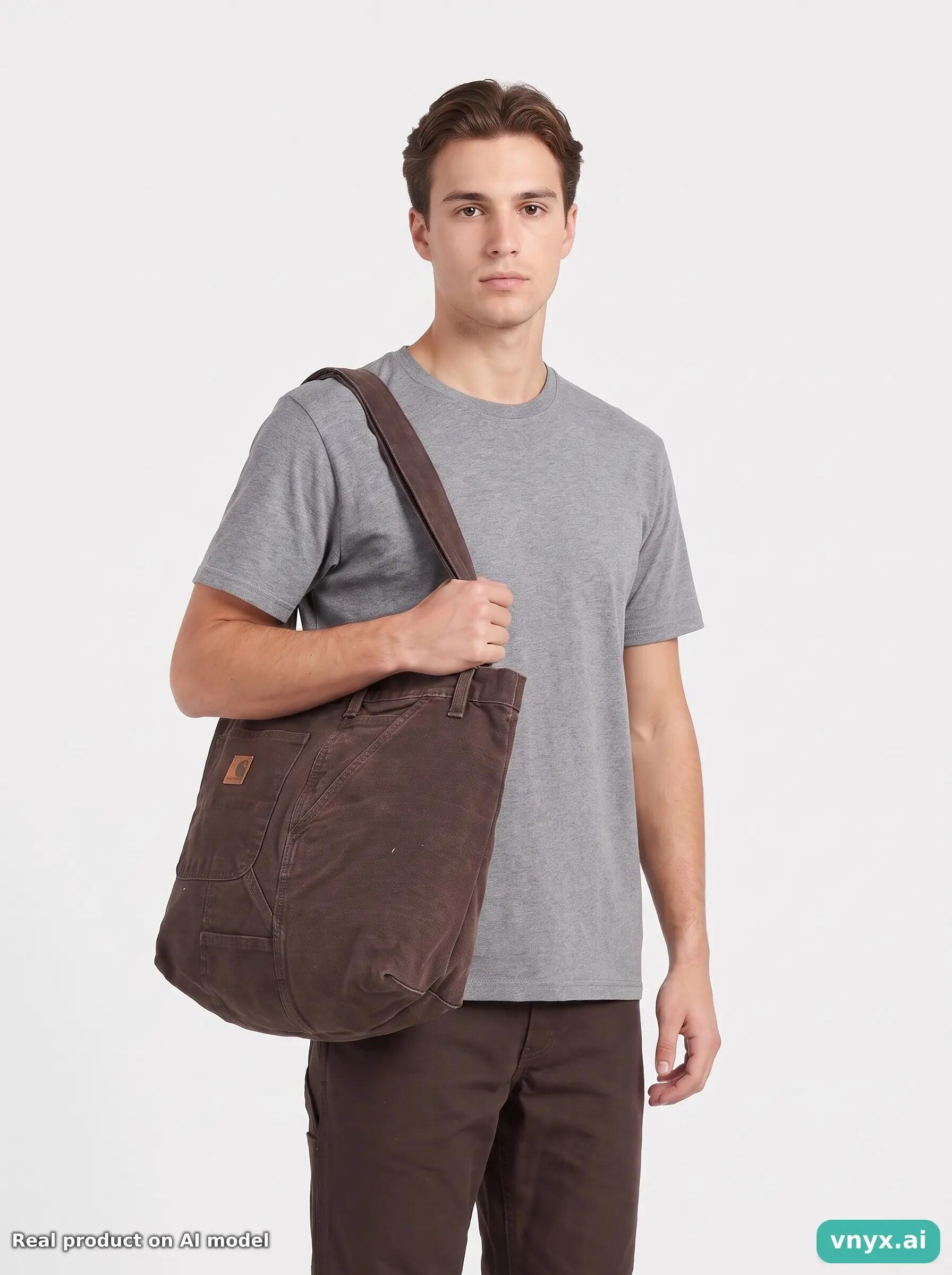 Second Life - Vintage Carhartt Brown Bags men One Size 2/3