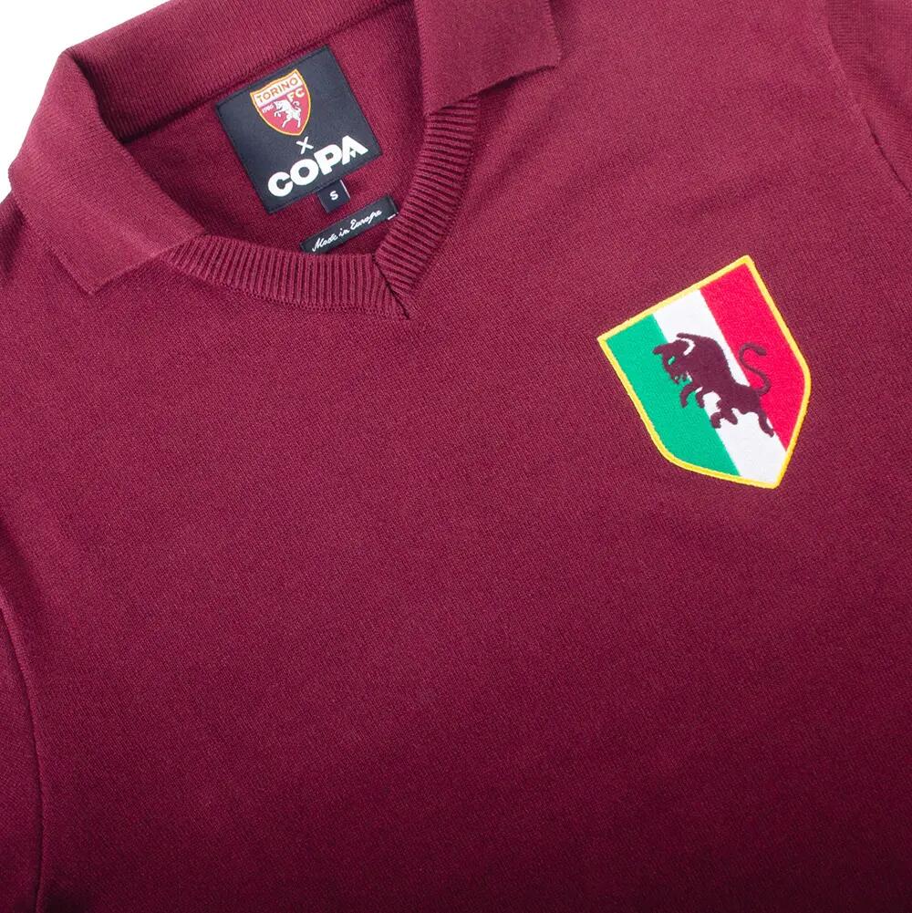 Torino FC 1976 - 77 - Maglia da Calcio Rétro - Rossa – COPA Football 4/7