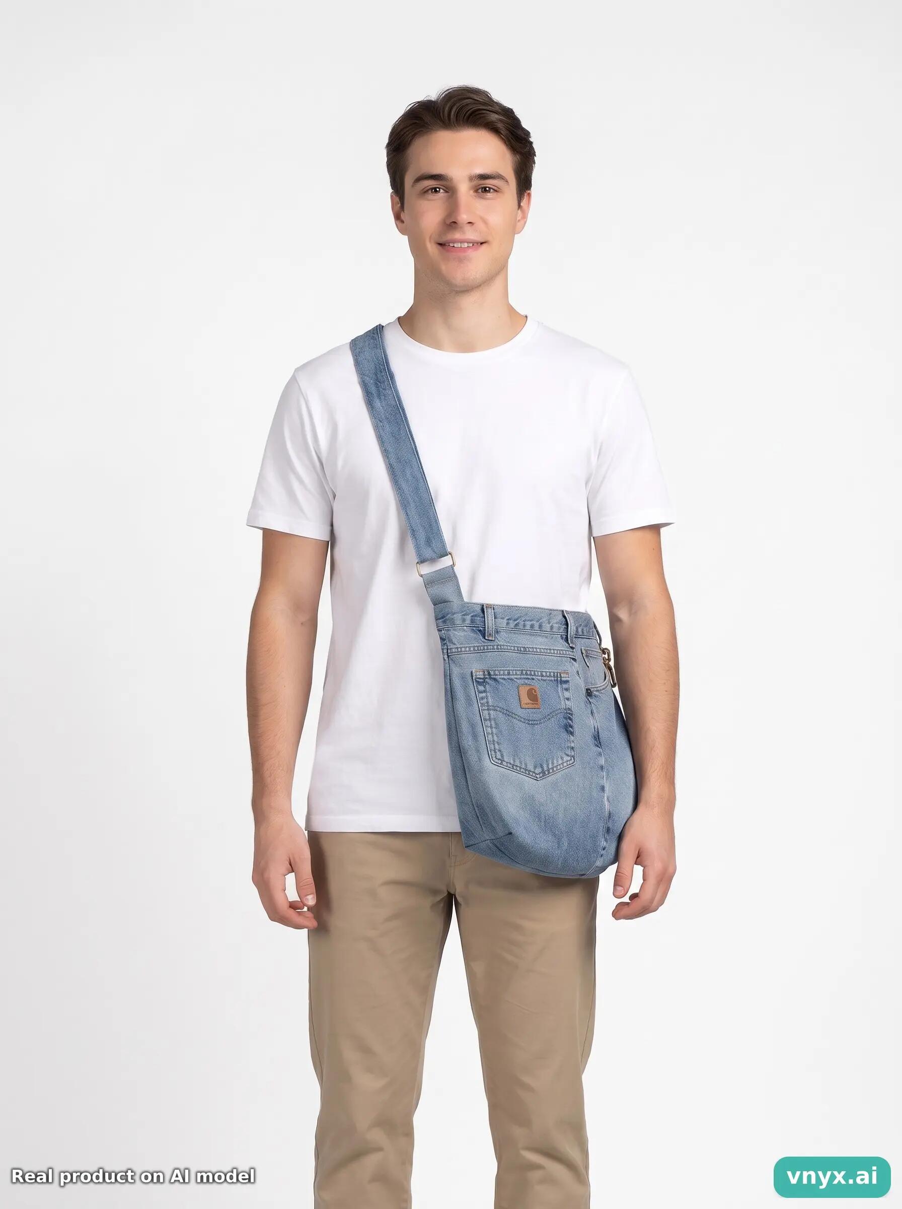Second Life - Vintage Carhartt Light Blue Bag Men One Size 2/3