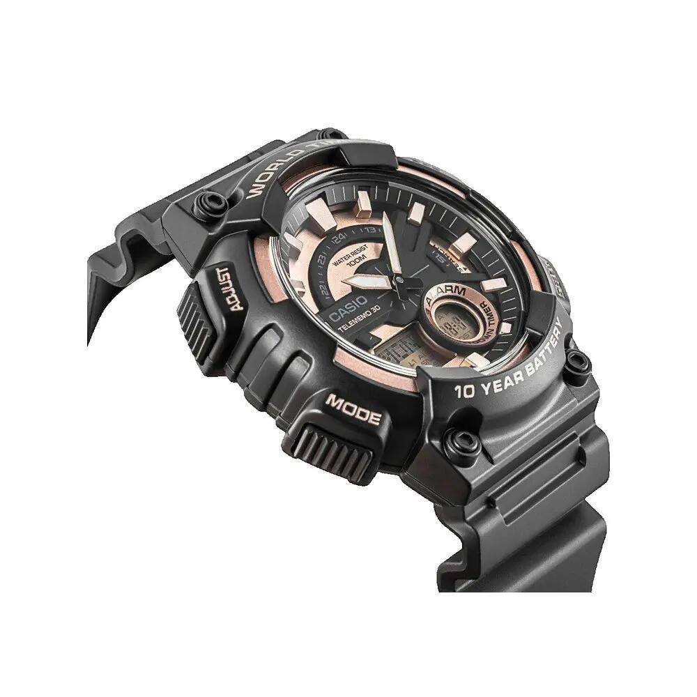 Casio Gerton AEQ-110W-1A3VDF Black Resin Watch 3/3