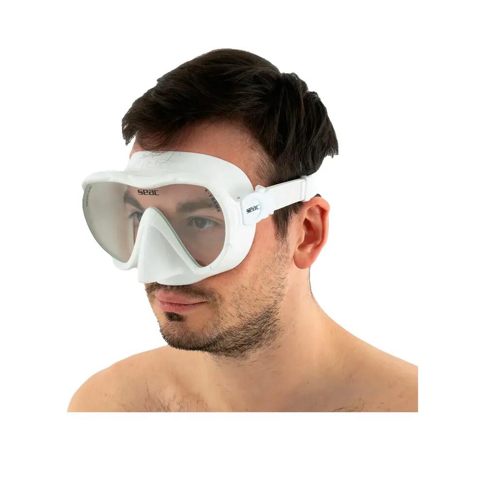 Maschera da sub SEACSUB X-Frame Arancione/Trasparente 9/10