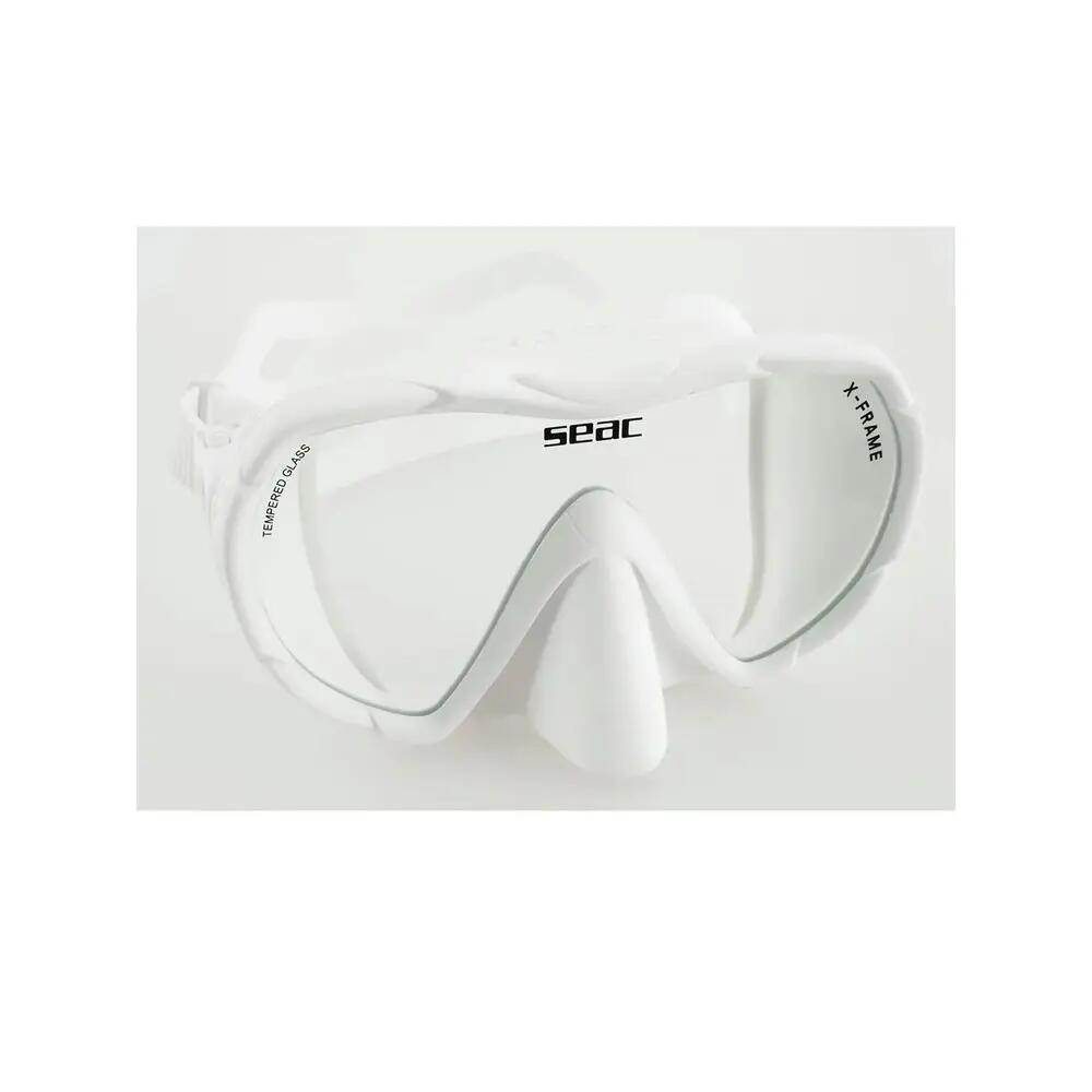 Maschera da sub SEACSUB X-Frame Arancione/Trasparente 4/10