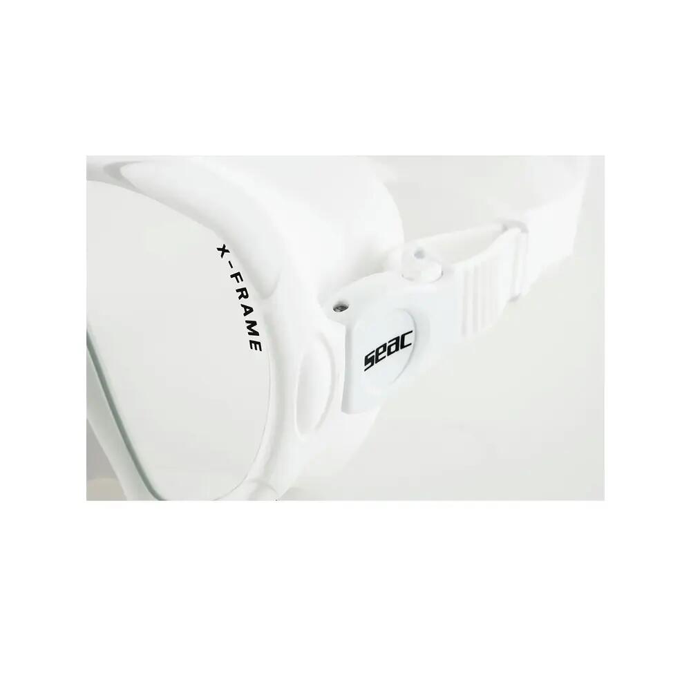 Maschera da sub SEACSUB X-Frame Arancione/Trasparente 3/10