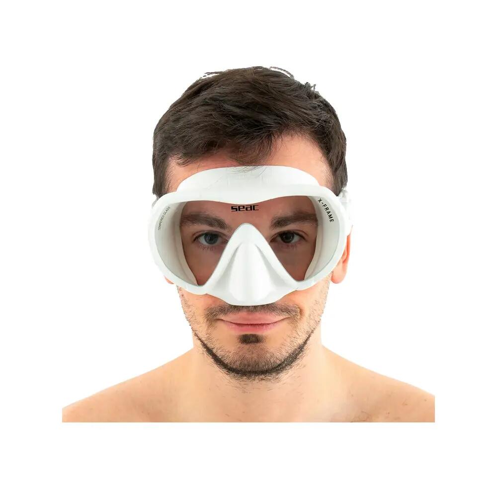 Maschera da sub SEACSUB X-Frame Arancione/Trasparente 10/10