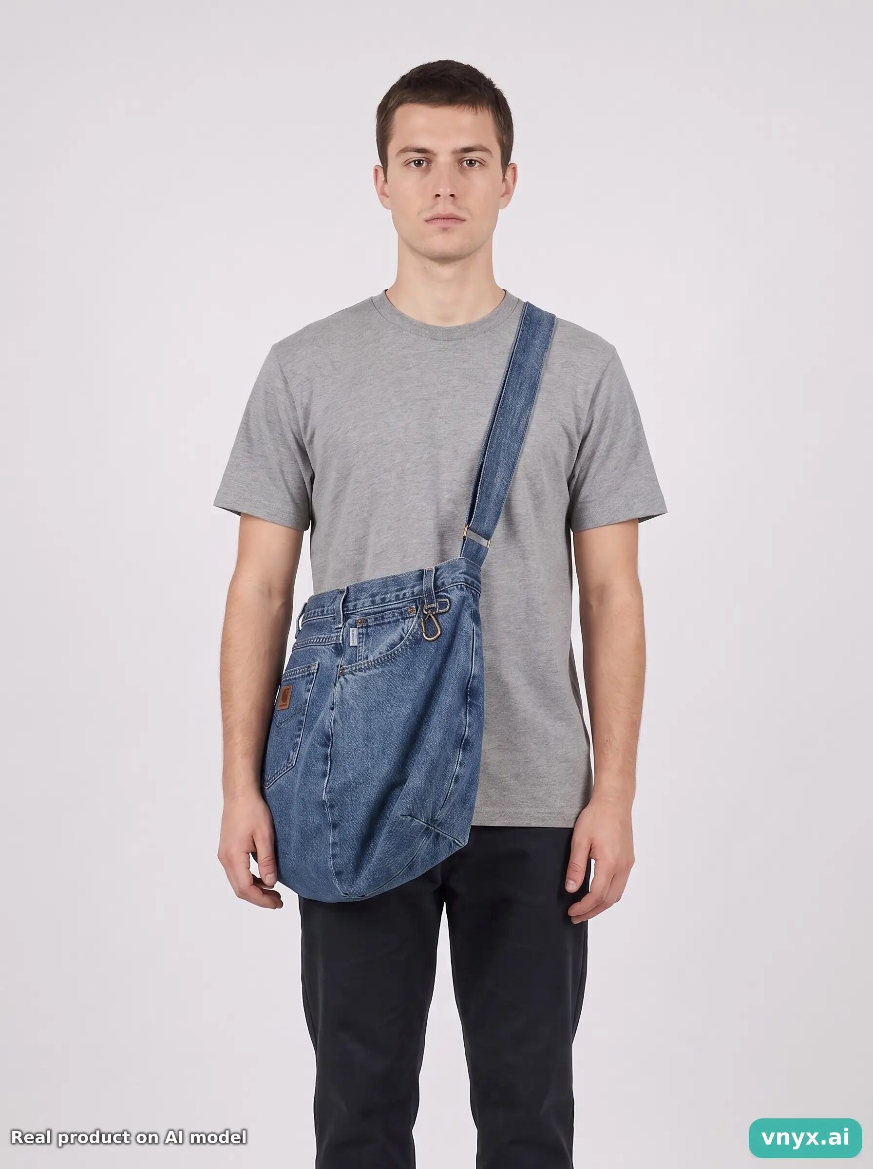 Second Life - Vintage Carhartt Navy Bag Men One Size 2/3