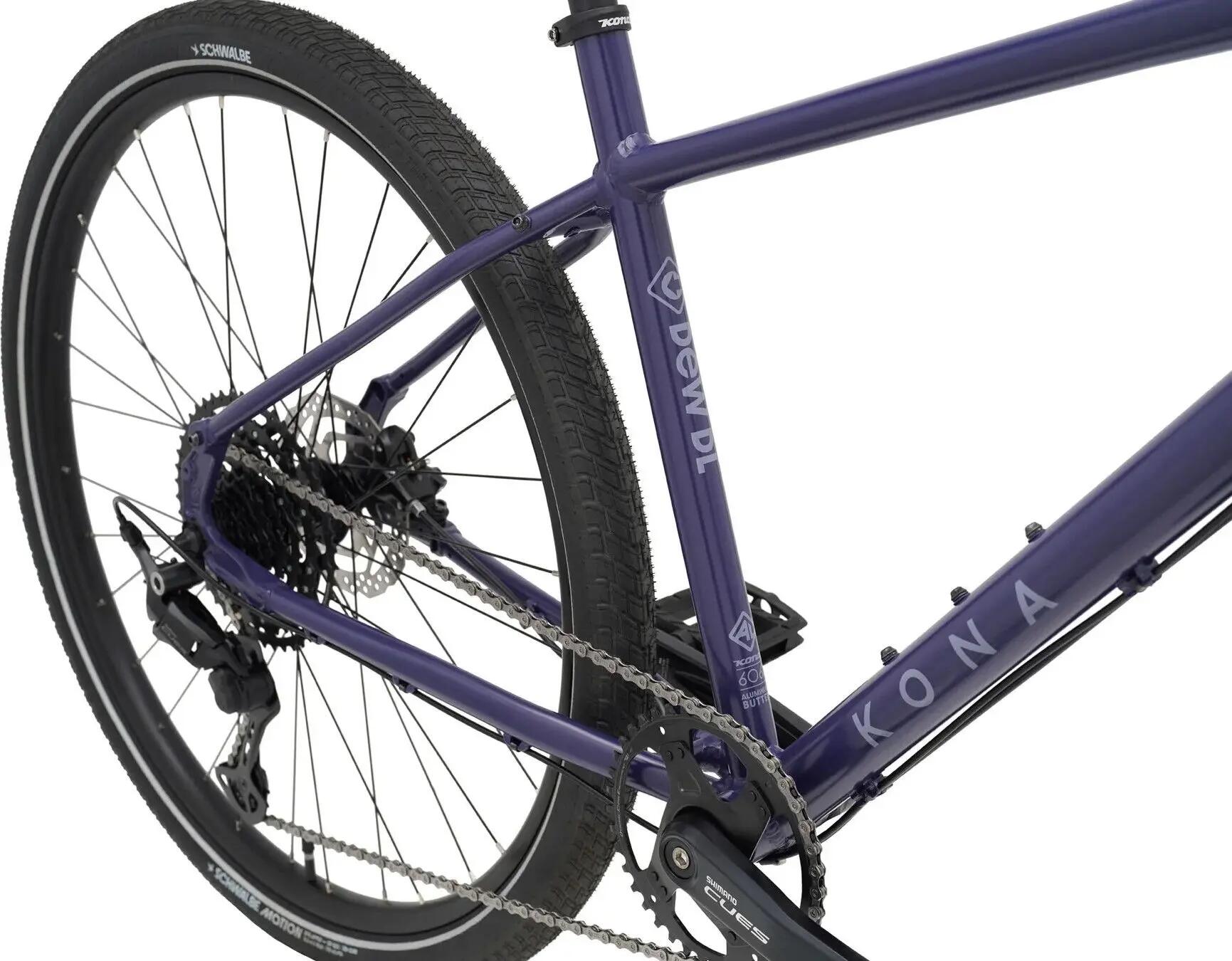 Bicicletta da città Kona Dew DL Shimano Cues 10V 29'' Viola 4/5