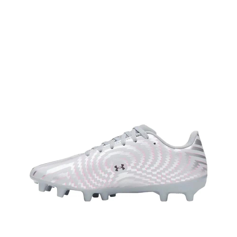 Chaussures de football Under Armour Shadow Club 4 FG Blanc 3/5
