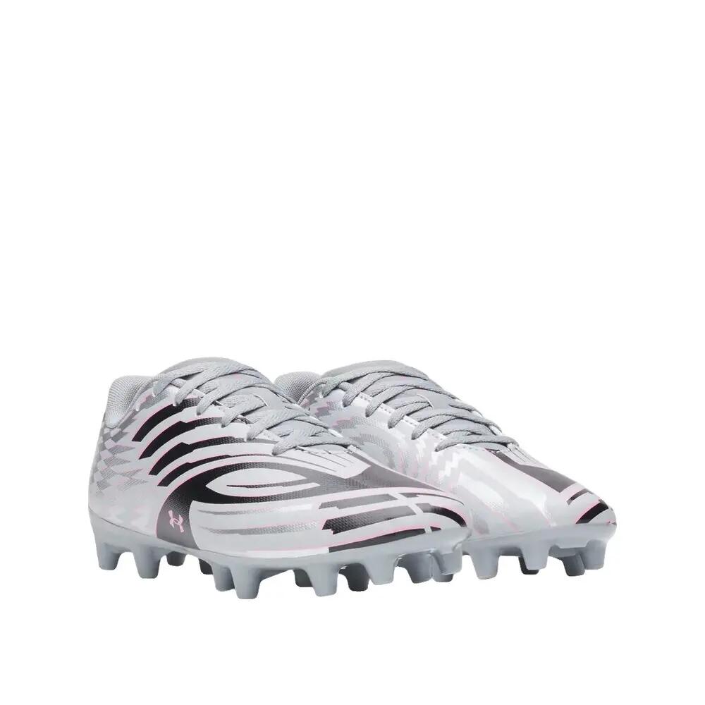 Chaussures de football Under Armour Shadow Club 4 FG Blanc 2/5