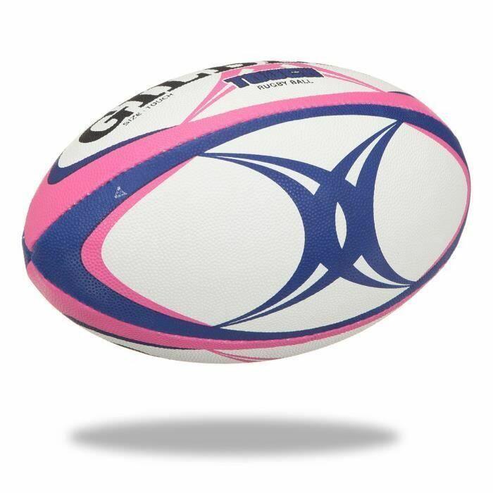 Ballon de Rugby Touch Rose/Bleu