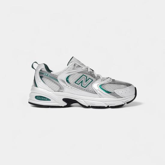 New Balance 530 White Silver Green