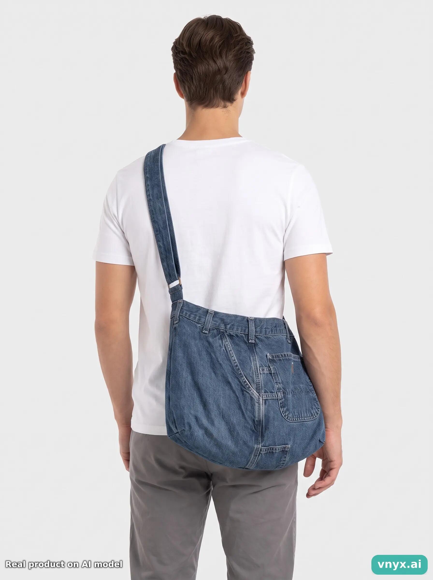 Second Life - Vintage Carhartt Denim Bag Men One Size 3/3