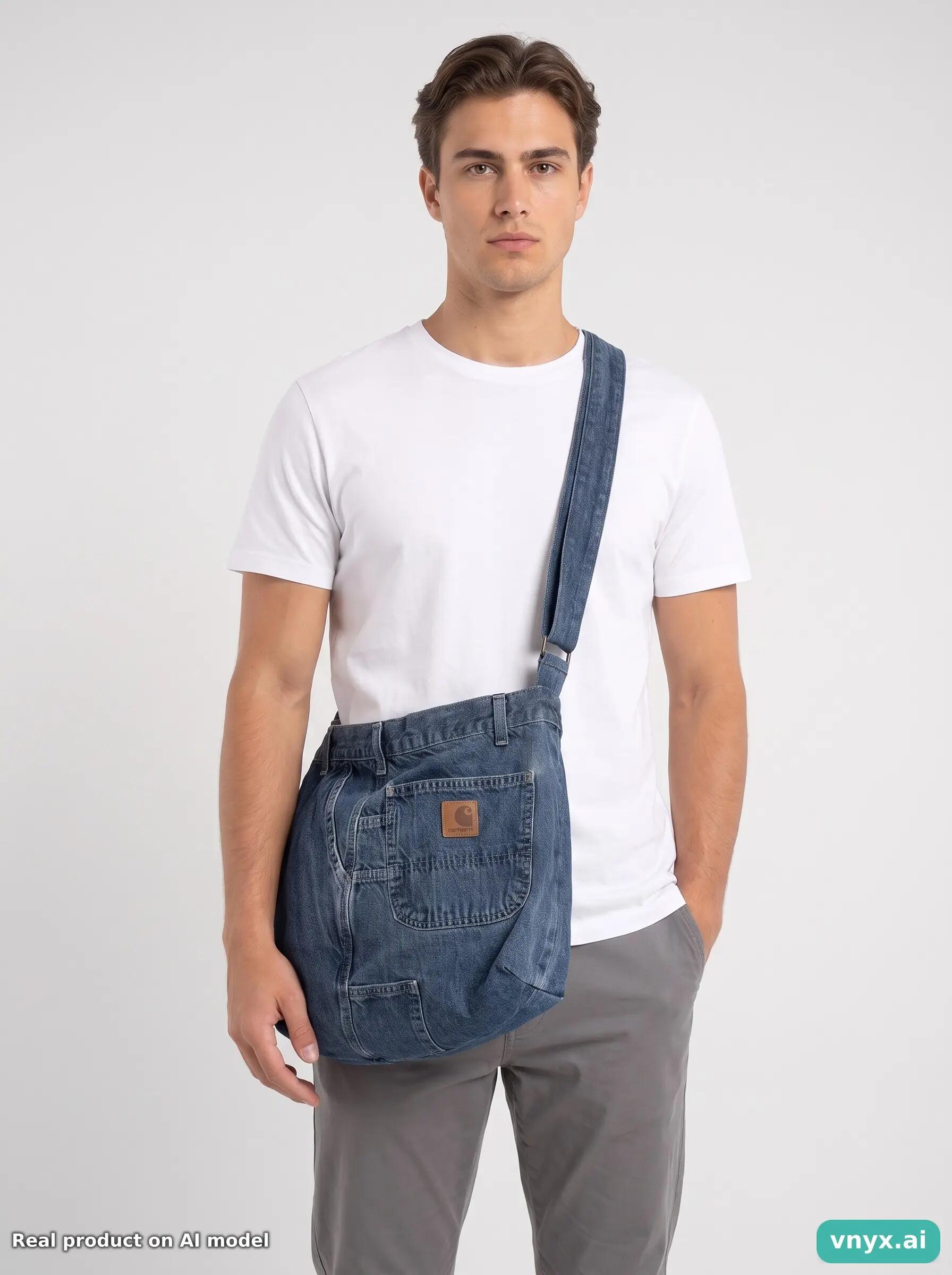 Second Life - Vintage Carhartt Denim Bag Men One Size 2/3