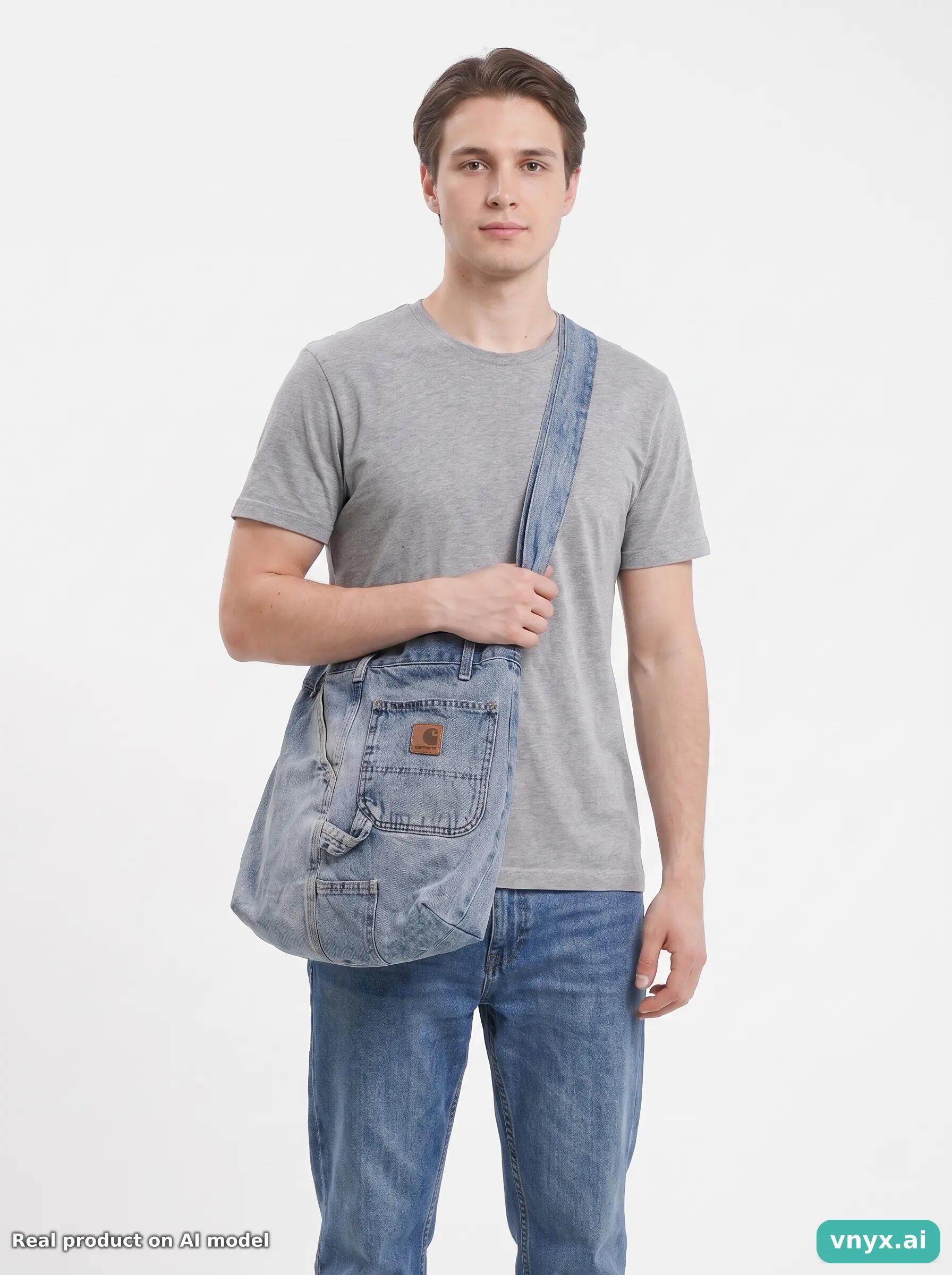 Second Life - Vintage Carhartt Light Blue Bag Men One Size 2/3