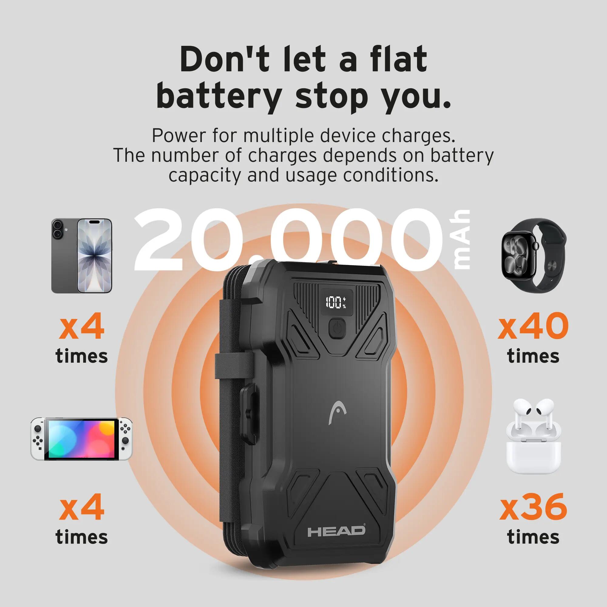 Trek 20.000 mAh Solar-Powerbank 6/10