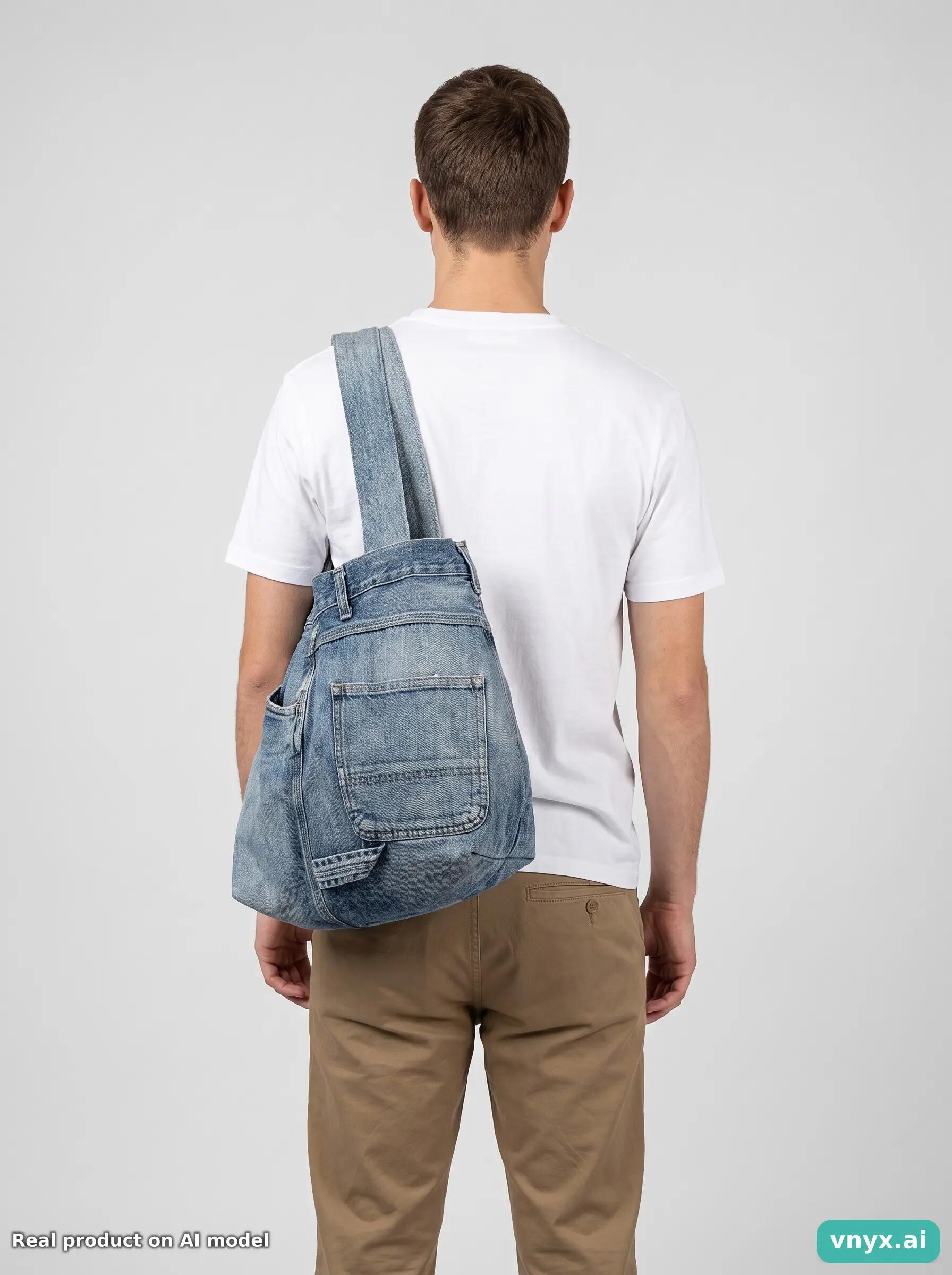 Second Life - Vintage Carhartt Denim Bag Men One Size 3/3