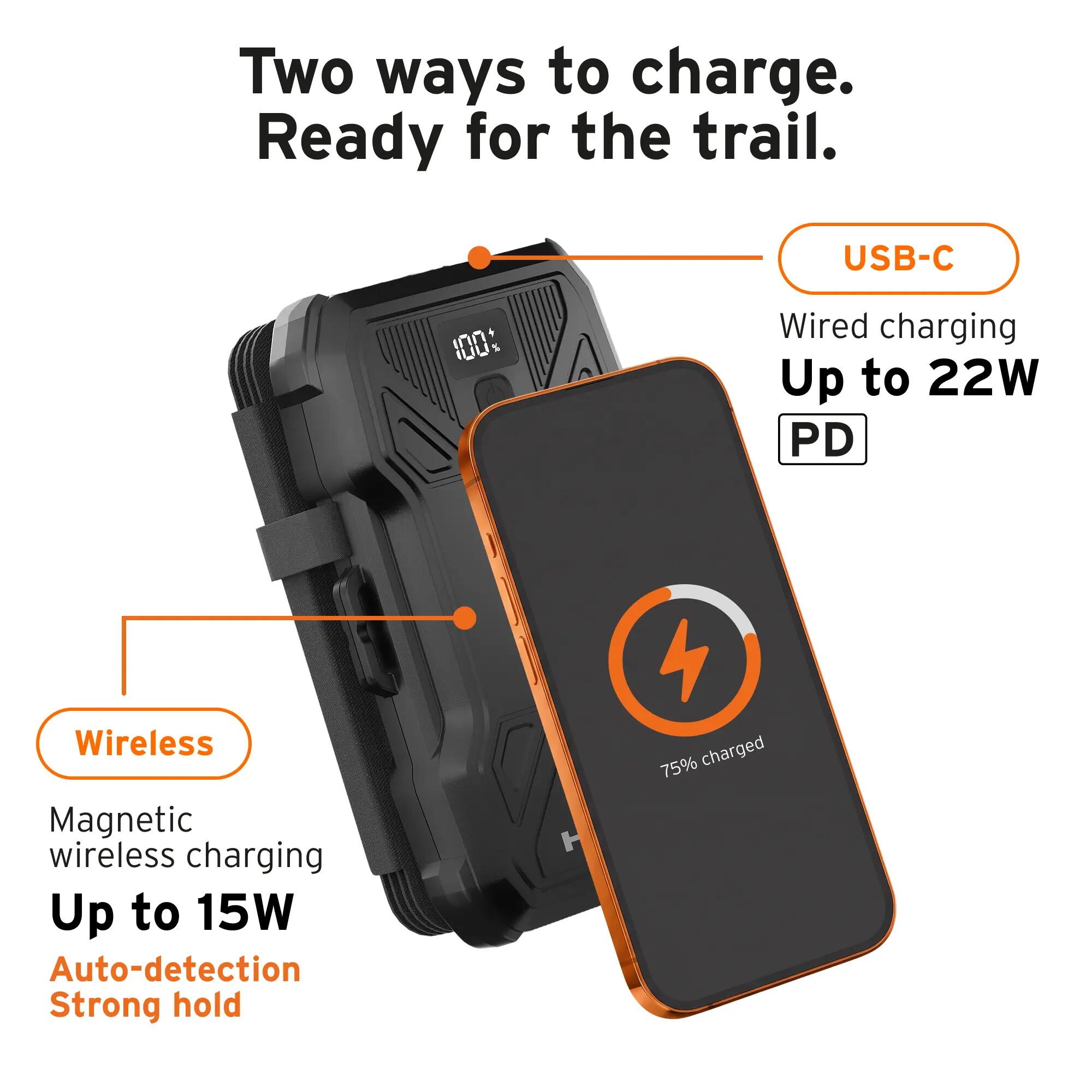 Trek 20.000 mAh Solar-Powerbank 4/10