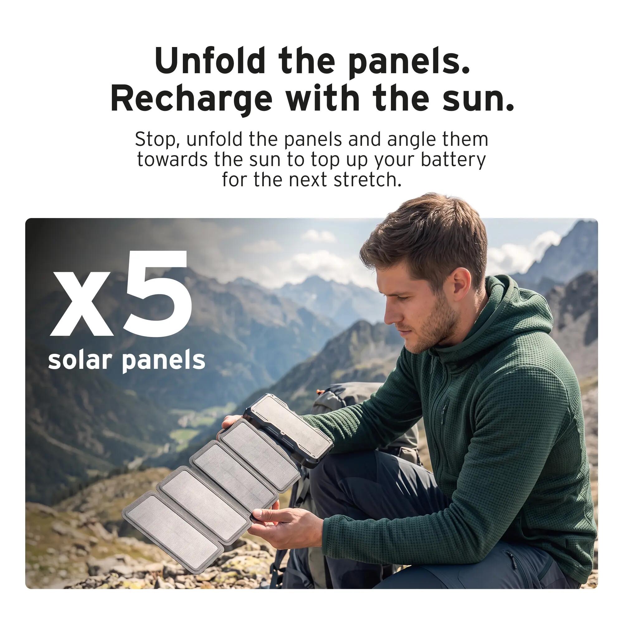 Trek 20.000 mAh Solar-Powerbank 3/10