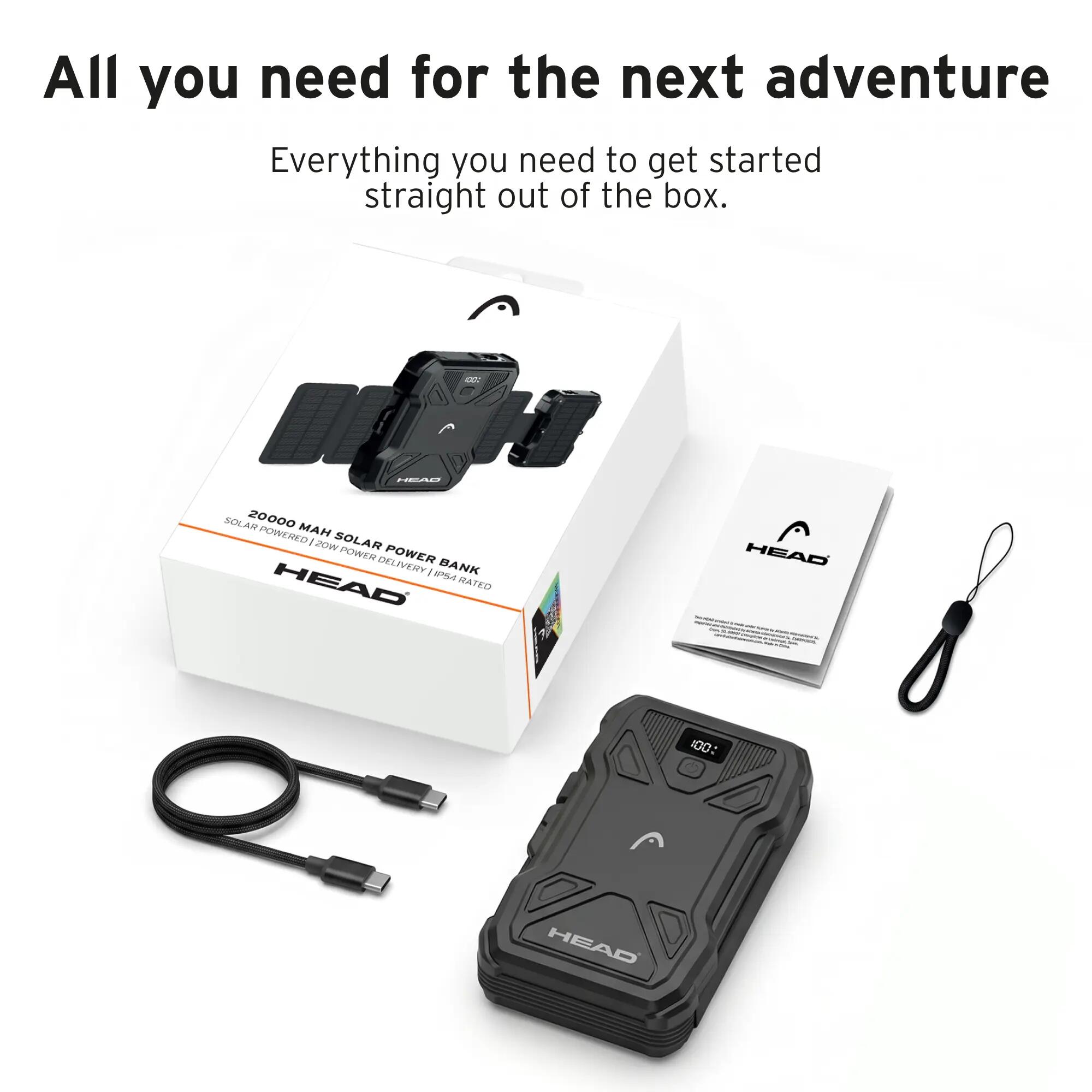 Trek 20.000 mAh Solar-Powerbank 10/10
