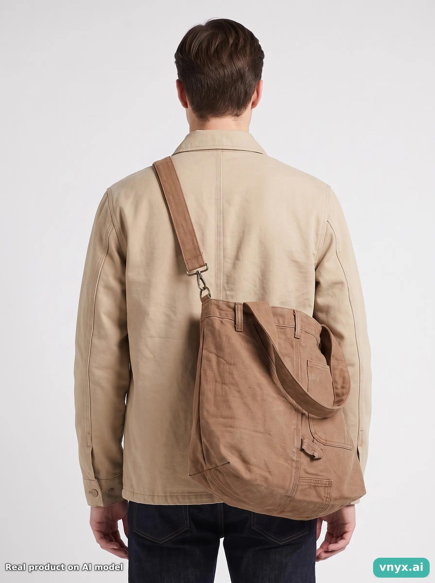 Second Life - Vintage Carhartt Brown Bag Men One Size 3/3