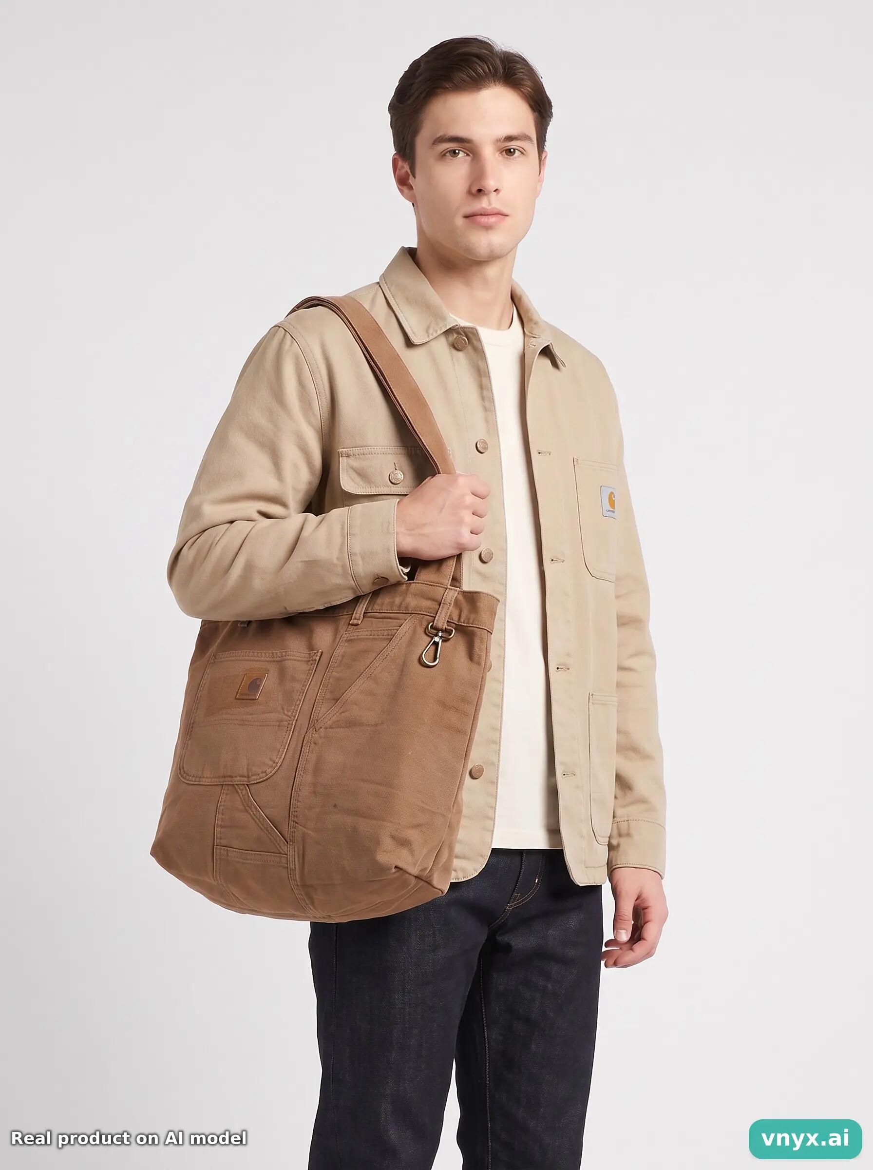 Second Life - Vintage Carhartt Brown Bag Men One Size 2/3