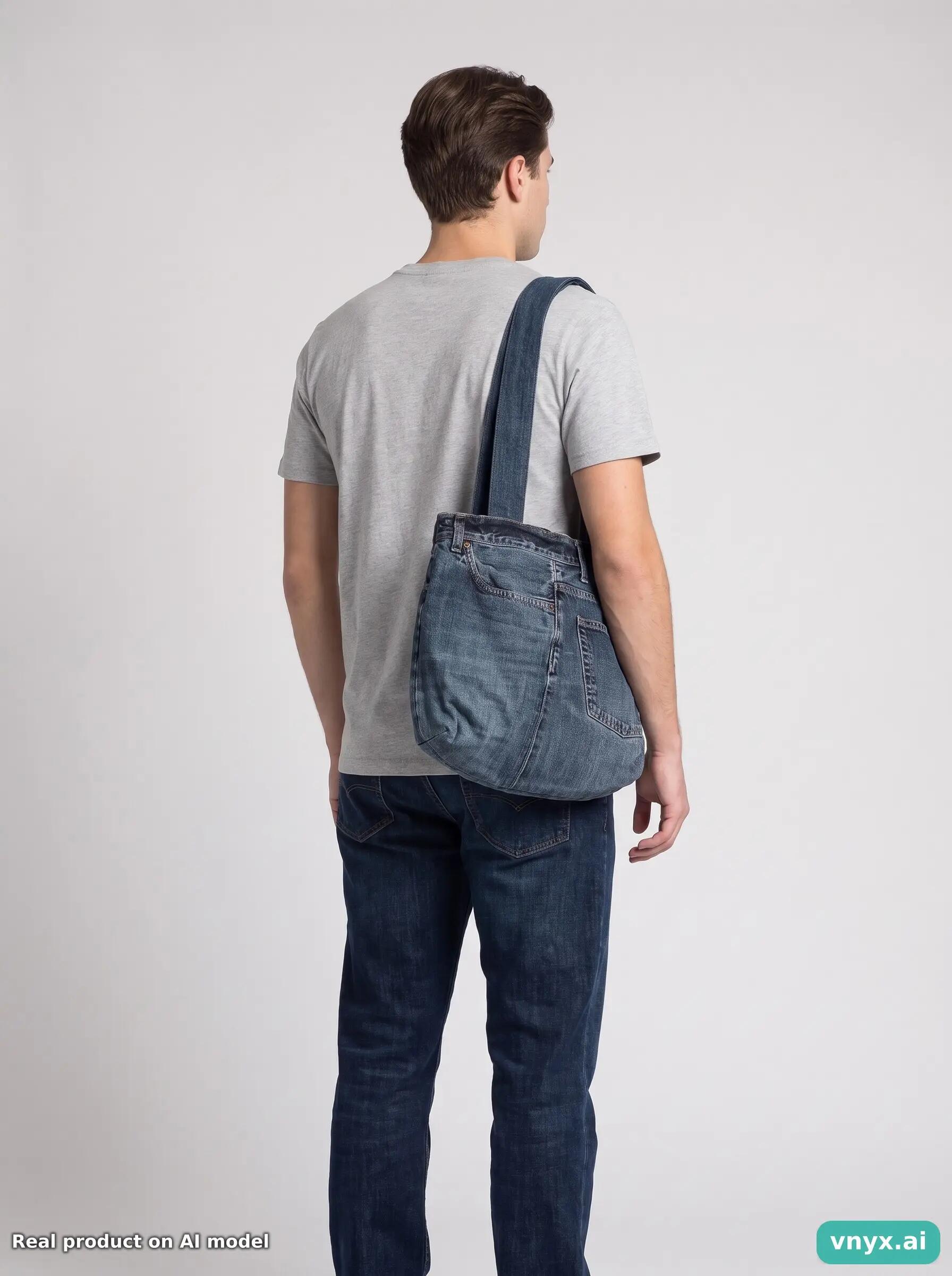 Second Life - Vintage Carhartt Navy Bag Men One Size 3/3
