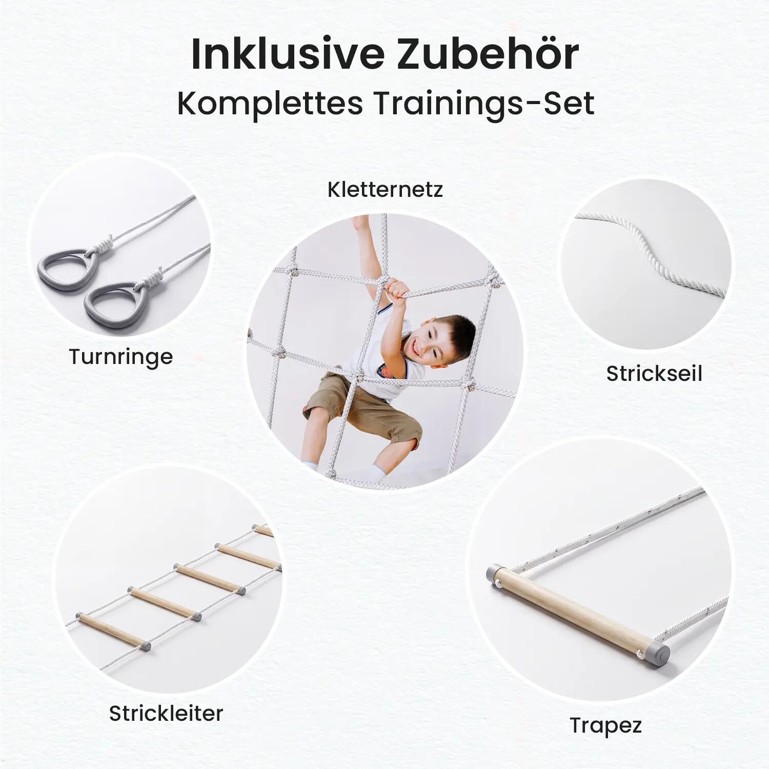 Wandrek - turnen en klimmen - wandmontage - ClimbMaxx M4 3/7