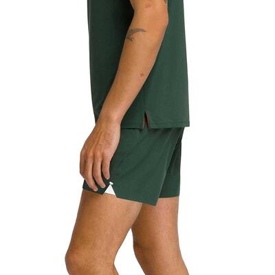 Short - tennis - heren - 7 inch, stretch - tournament v2 - sycomoregroen