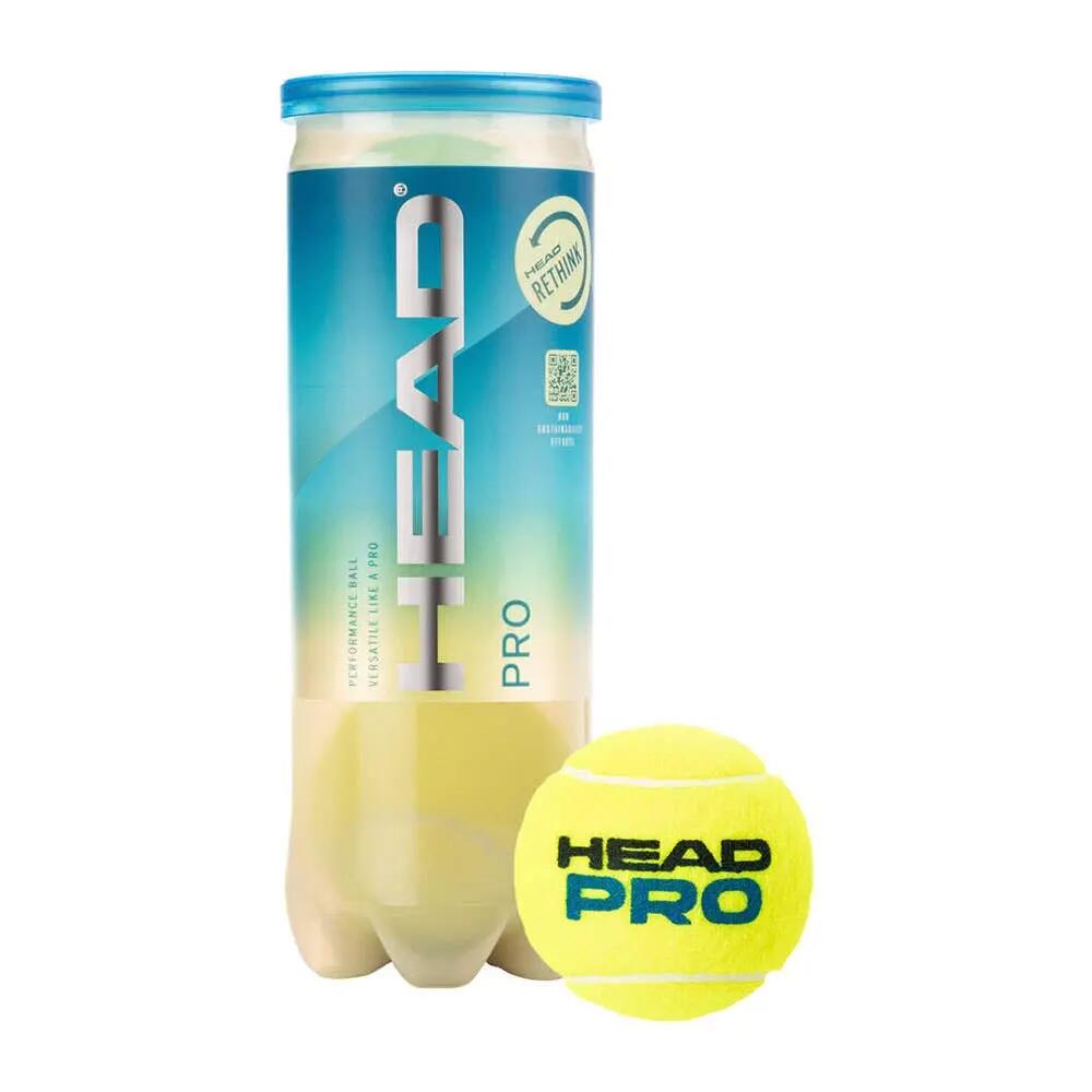 Head Pro tennis balls x3 1/3