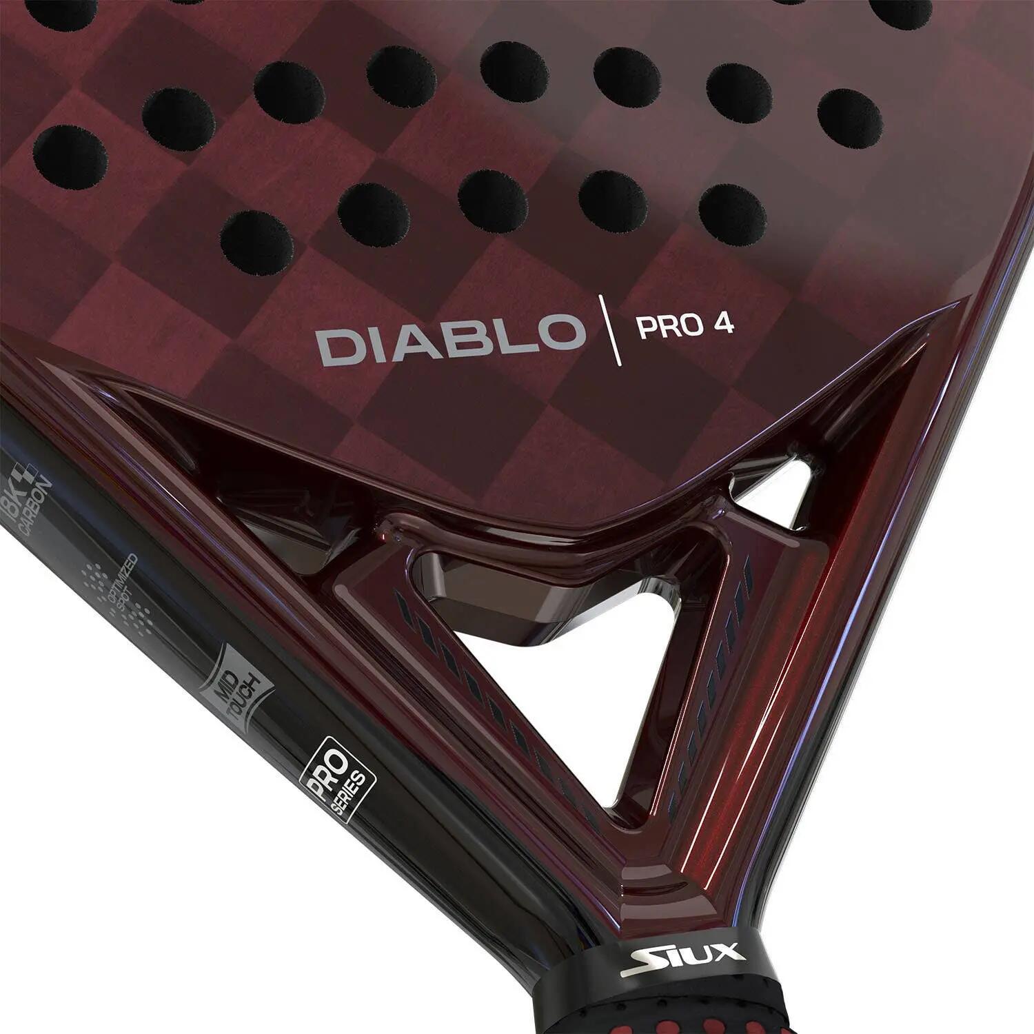 SIUX Diablo Pro 4 | Raquette de padel avec précision, contrôle et puissance 6/7