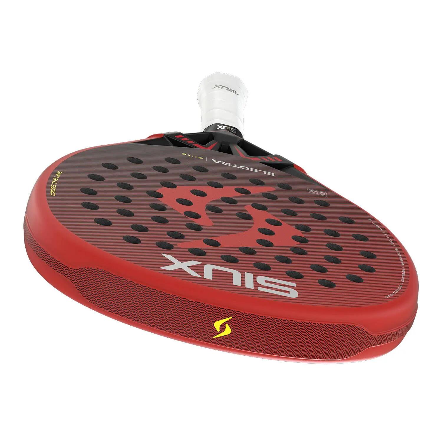 Siux - Racchetta da Padel Electra Elite 2026 Rossa Professionale Forma Rotonda 7/7