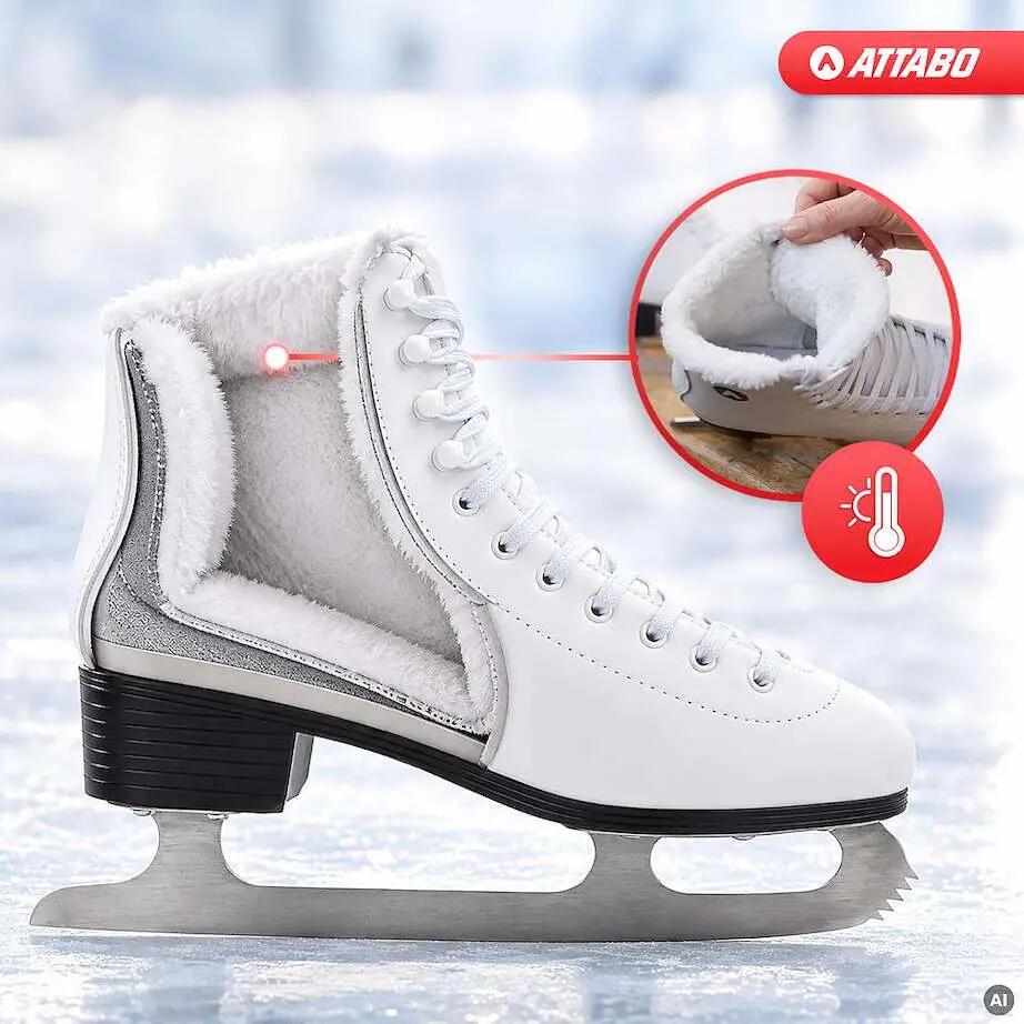 Patins de patinage artistique ATTABO FS blancs 6/8