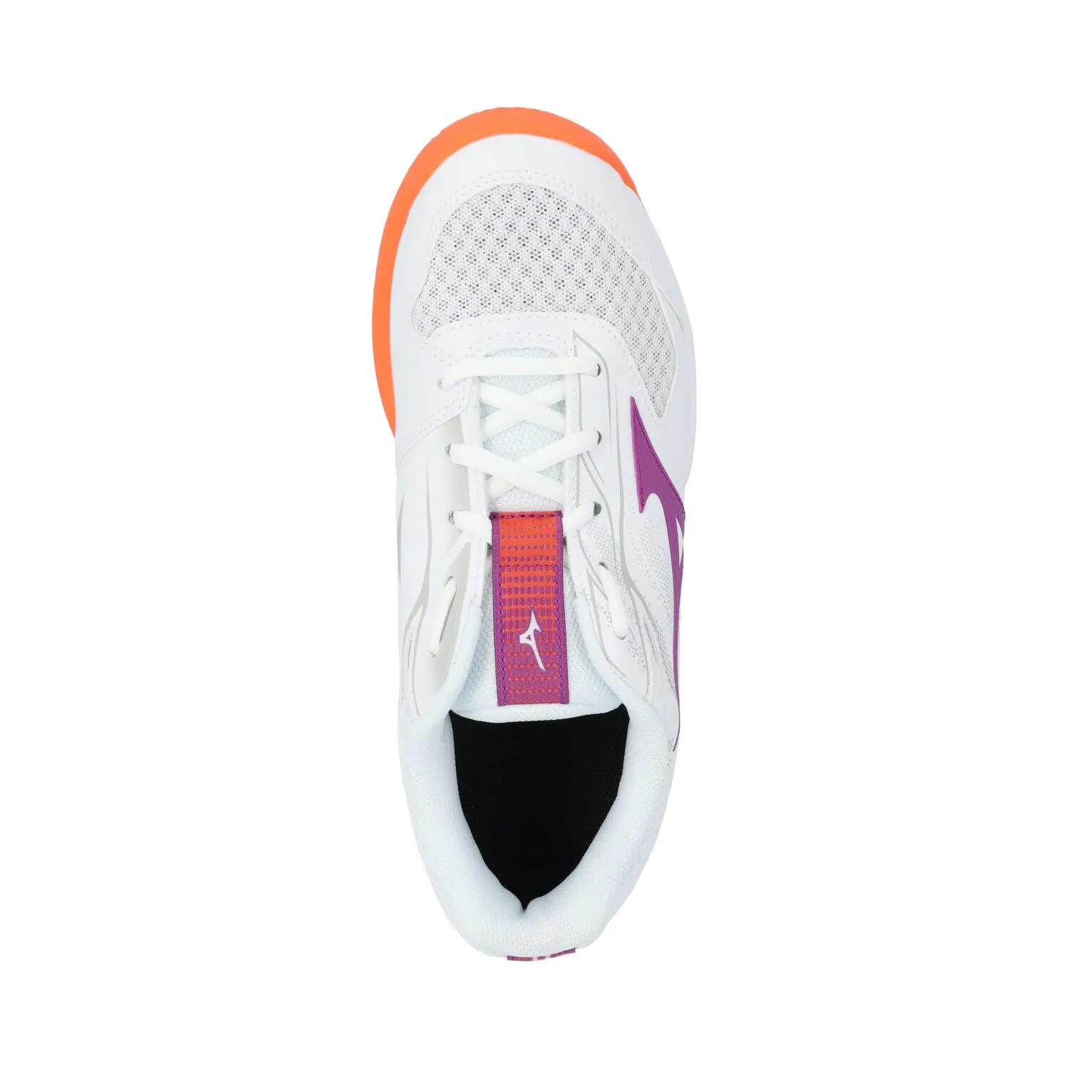 Mizuno Break Shot 5 Clay 61gc2526 Weiss/orange/flieder Damen 5/6