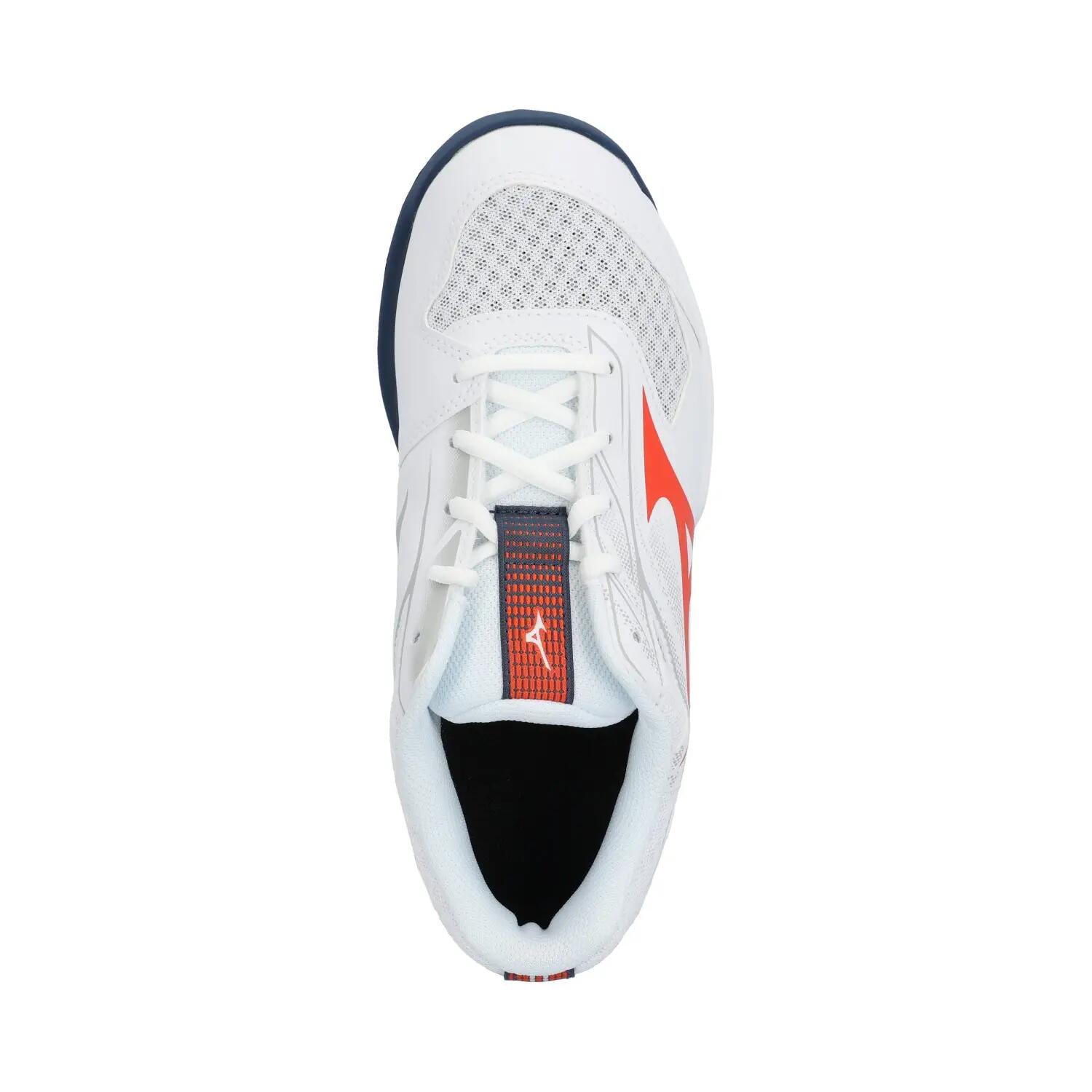 Mizuno Break Shot 5 Clay Court White/orange Junior 61gc2555 5/6