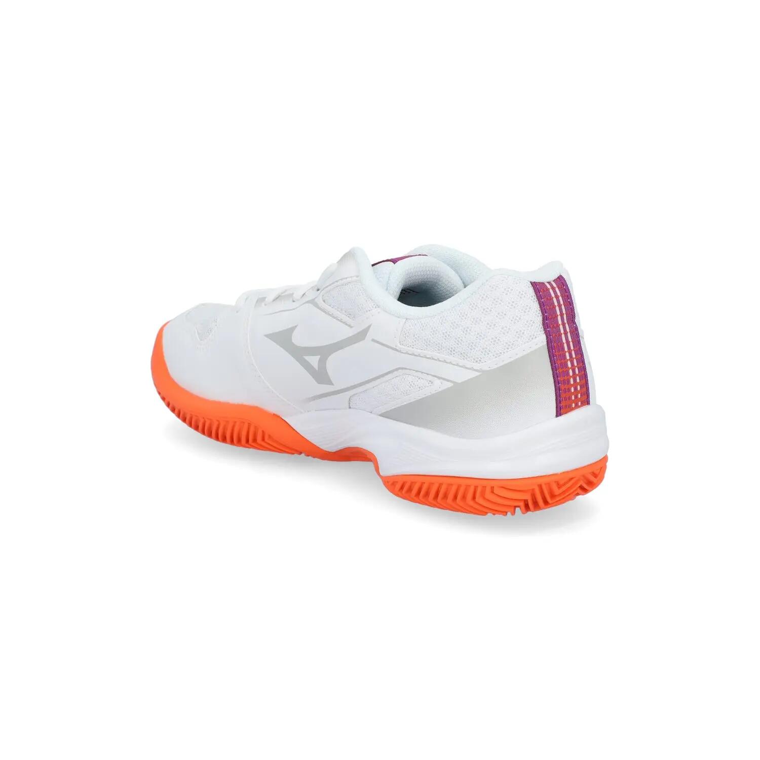 Mizuno Break Shot 5 Clay 61gc2526 Weiss/orange/flieder Damen 3/6